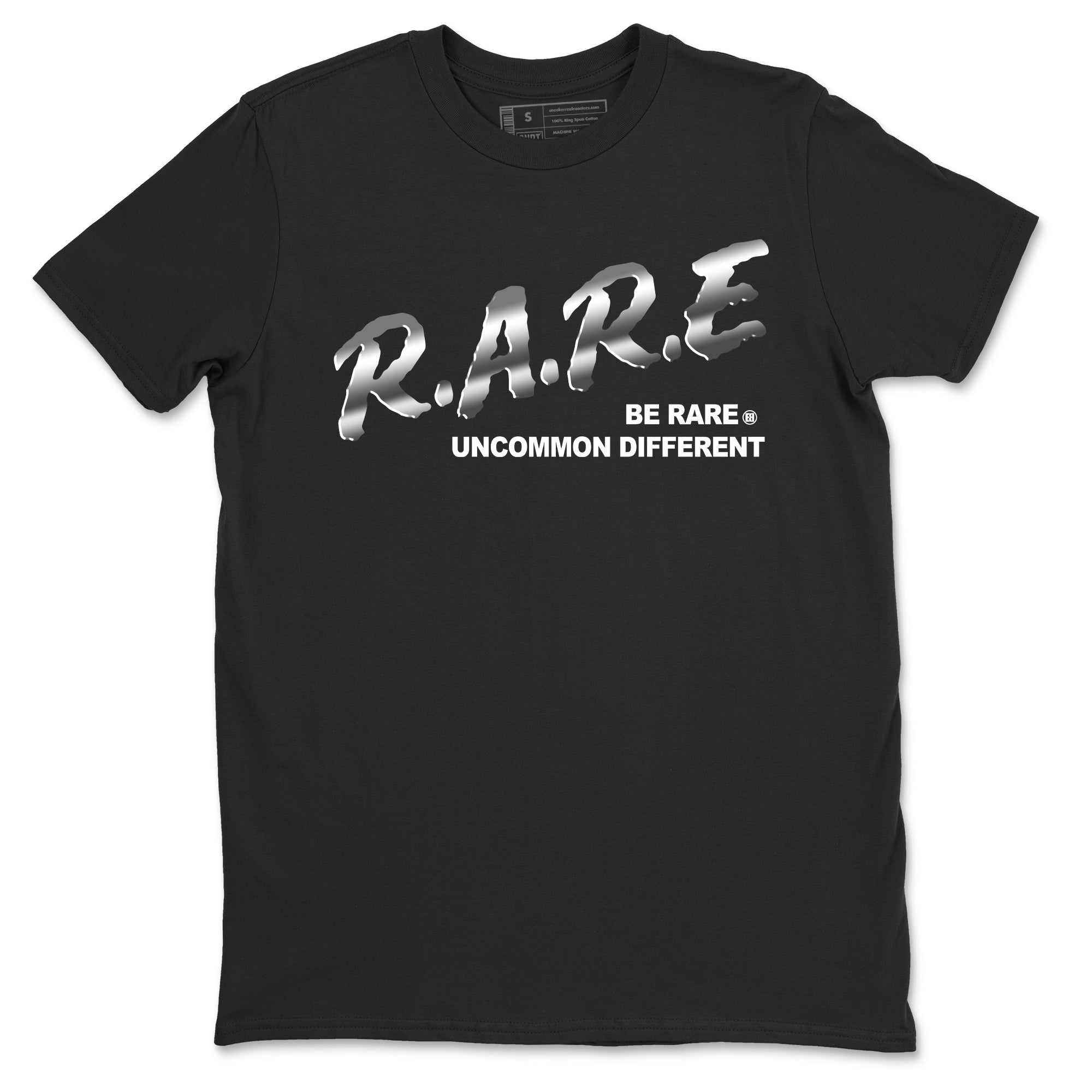 Be Rare Uncommon Different Sneaker Tees - AE 1 Silver Metallic