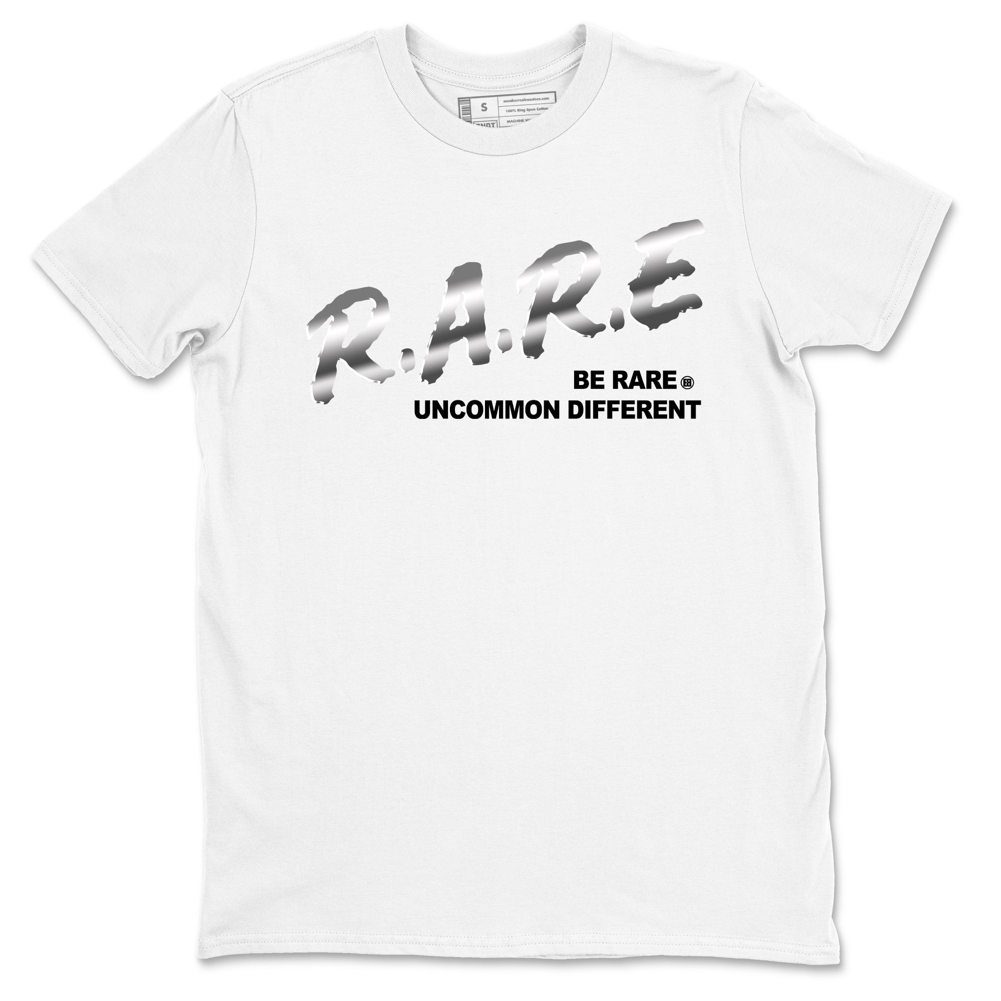 Be Rare Uncommon Different Sneaker Tees - AE 1 Silver Metallic
