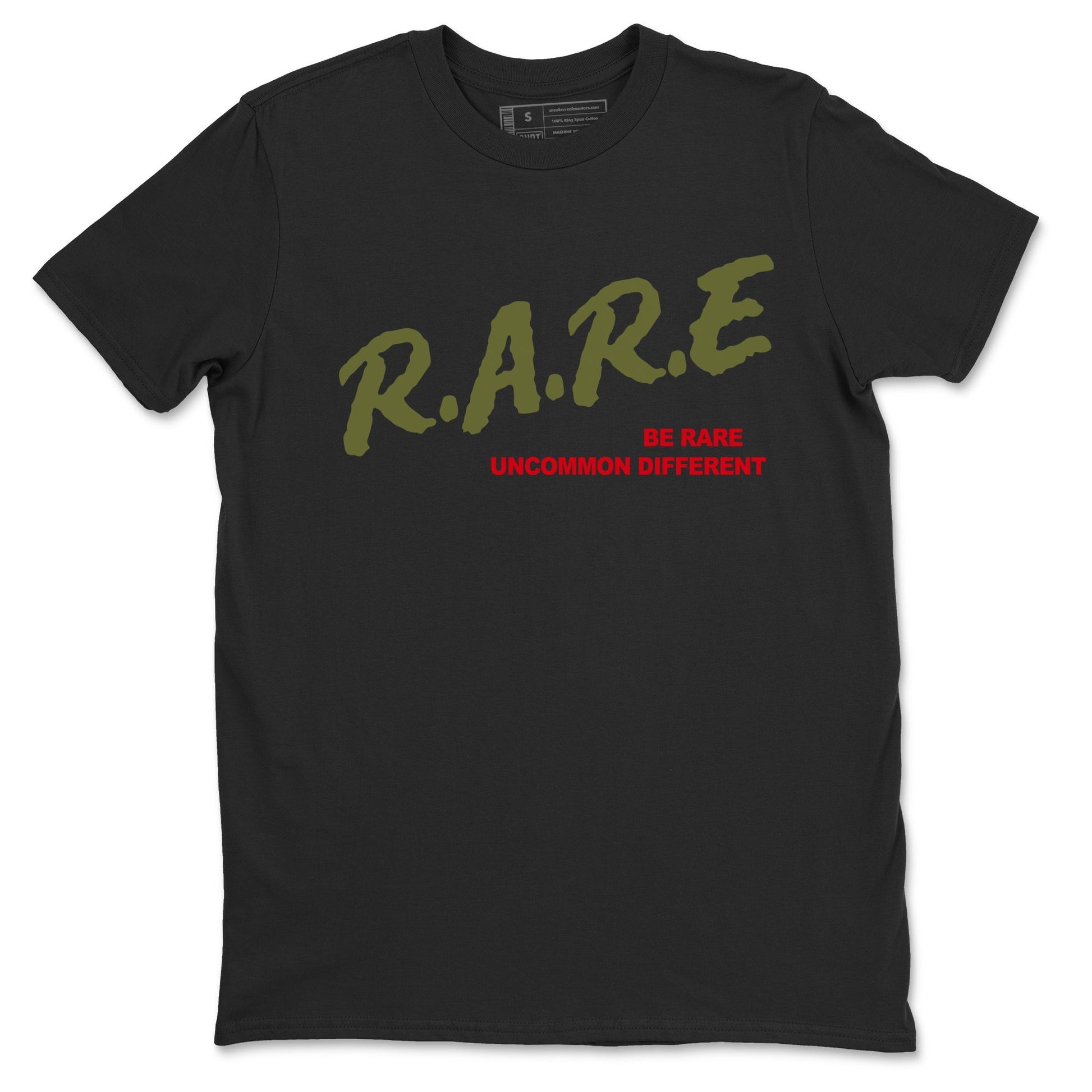 Be Rare Uncommon Different Sneaker Tees - Air Jordan 1 Travis Scott Medium Olive