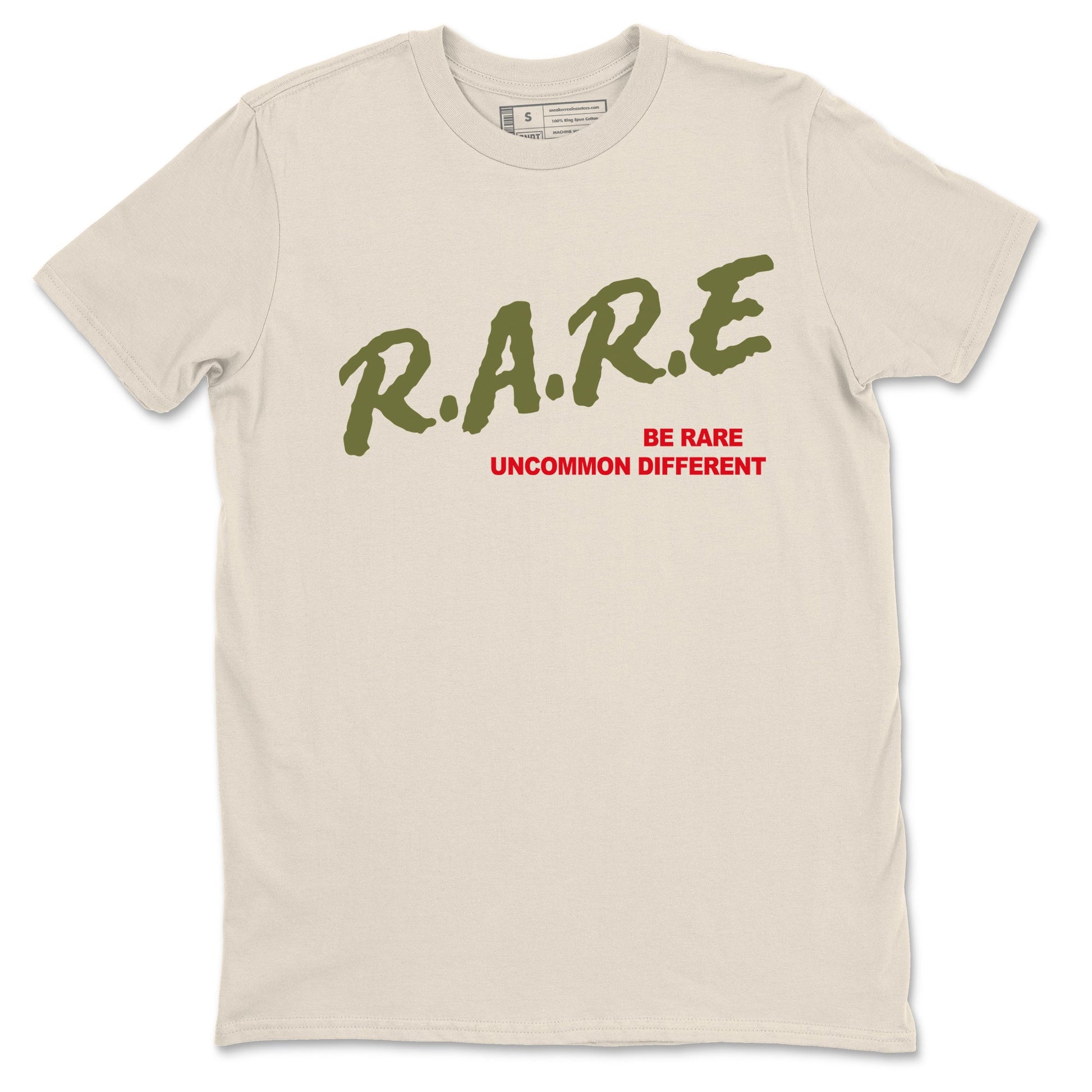 Be Rare Uncommon Different Sneaker Tees - Air Jordan 1 Travis Scott Medium Olive
