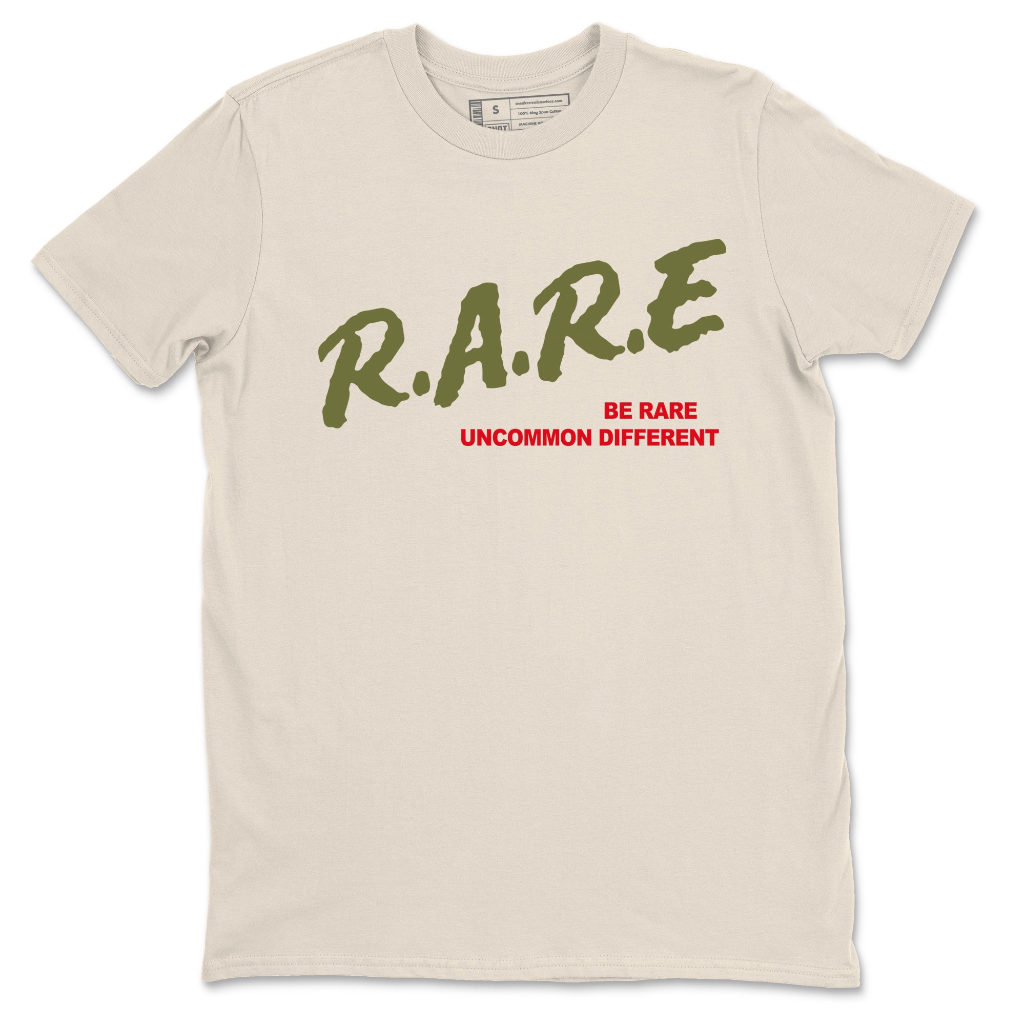 Be Rare Uncommon Different Sneaker Tees - Air Jordan 1 Travis Scott Medium Olive