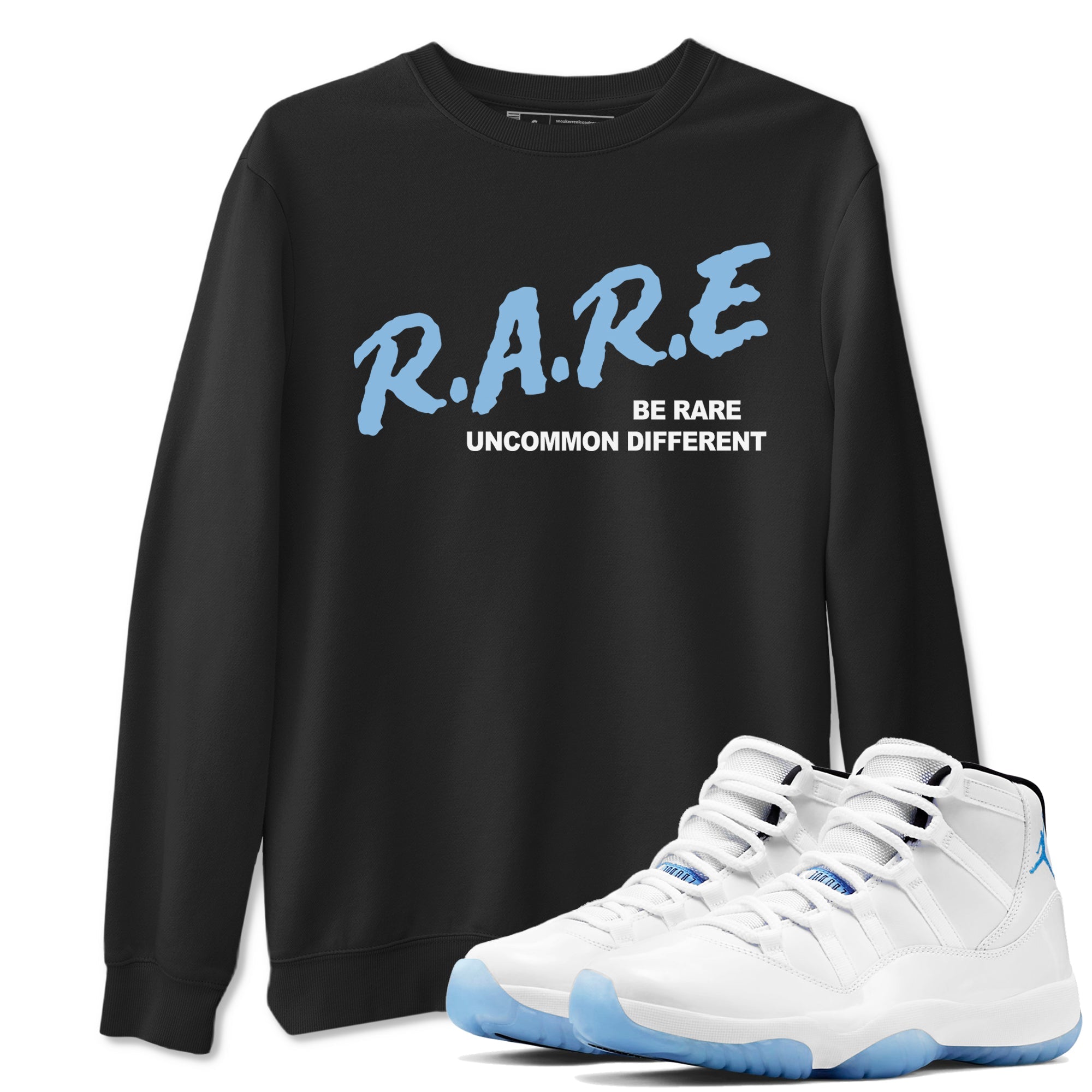 Be Rare Uncommon Different Sneaker Tees - Air Jordan 11 Legend Blue