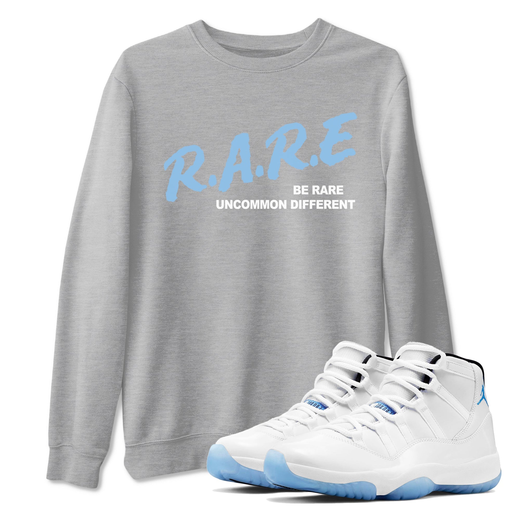 Be Rare Uncommon Different Sneaker Tees - Air Jordan 11 Legend Blue