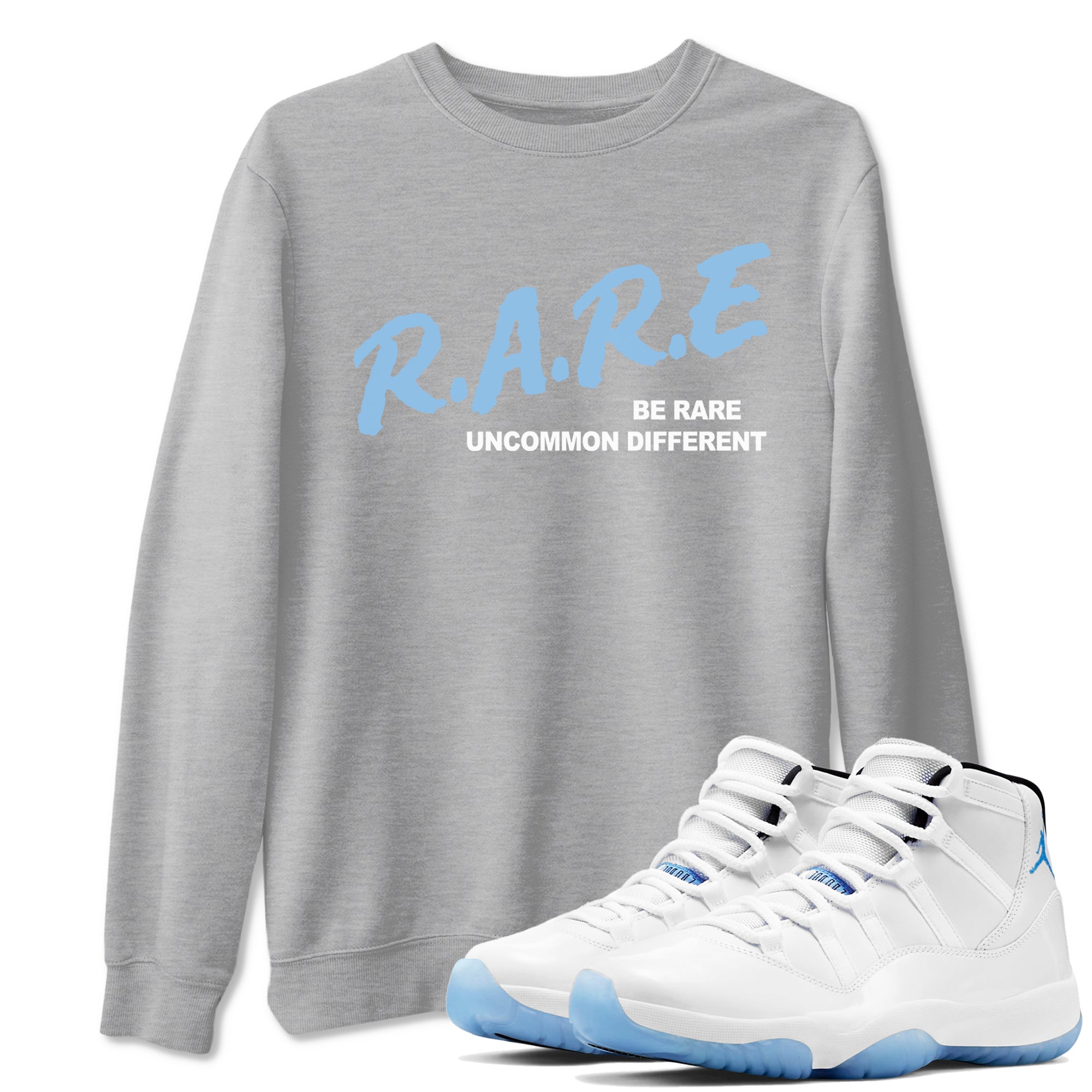 Be Rare Uncommon Different Sneaker Tees - Air Jordan 11 Legend Blue
