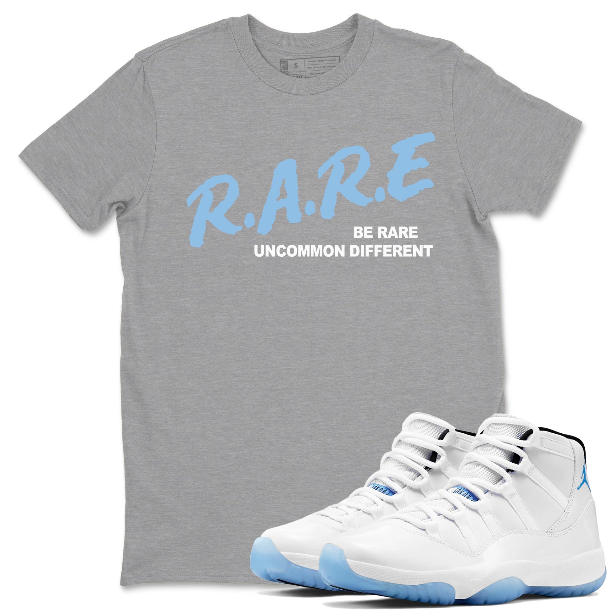 Be Rare Uncommon Different Sneaker Tees - Air Jordan 11 Legend Blue