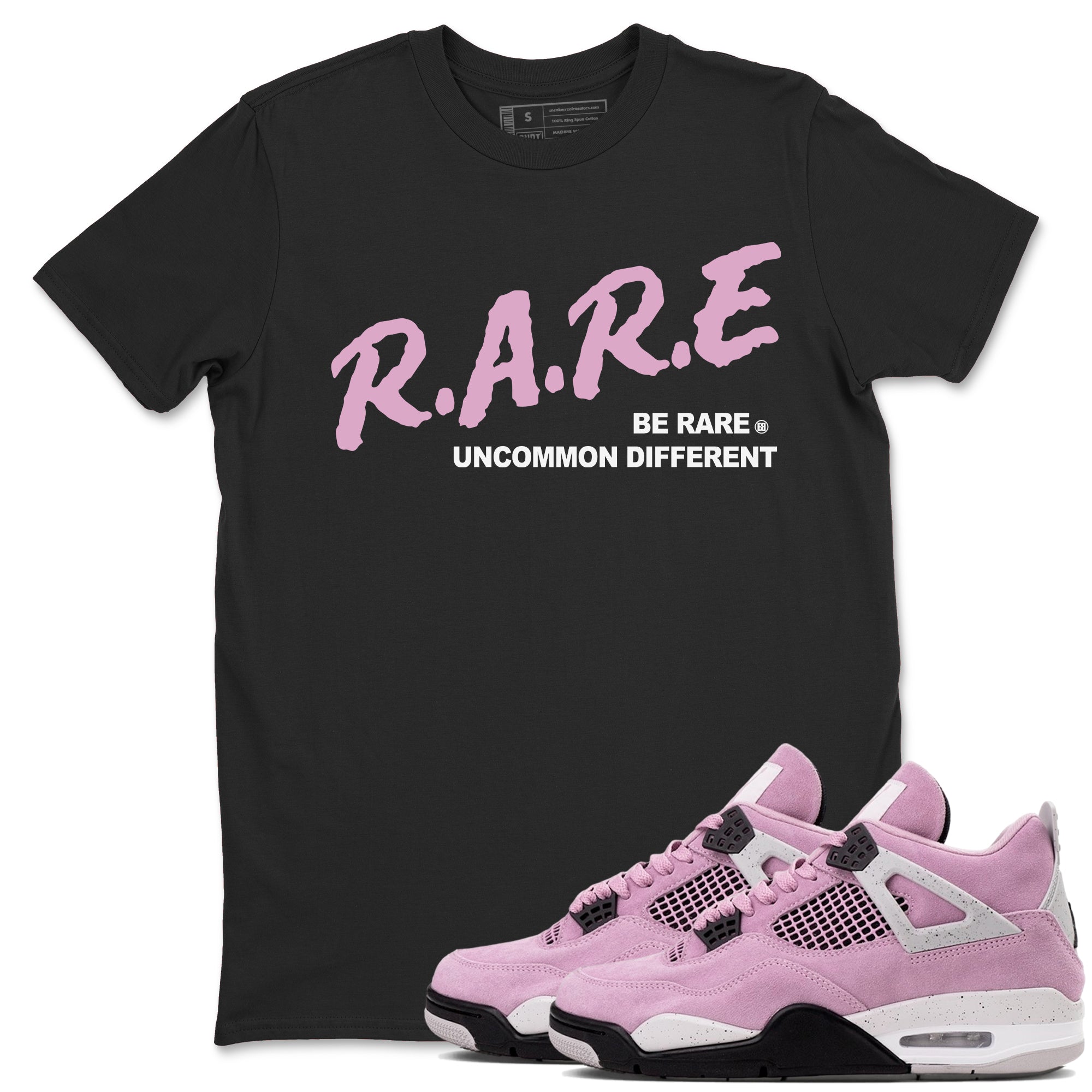 Be Rare Uncommon Different Sneaker Tees - Air Jordan 4 Orchid