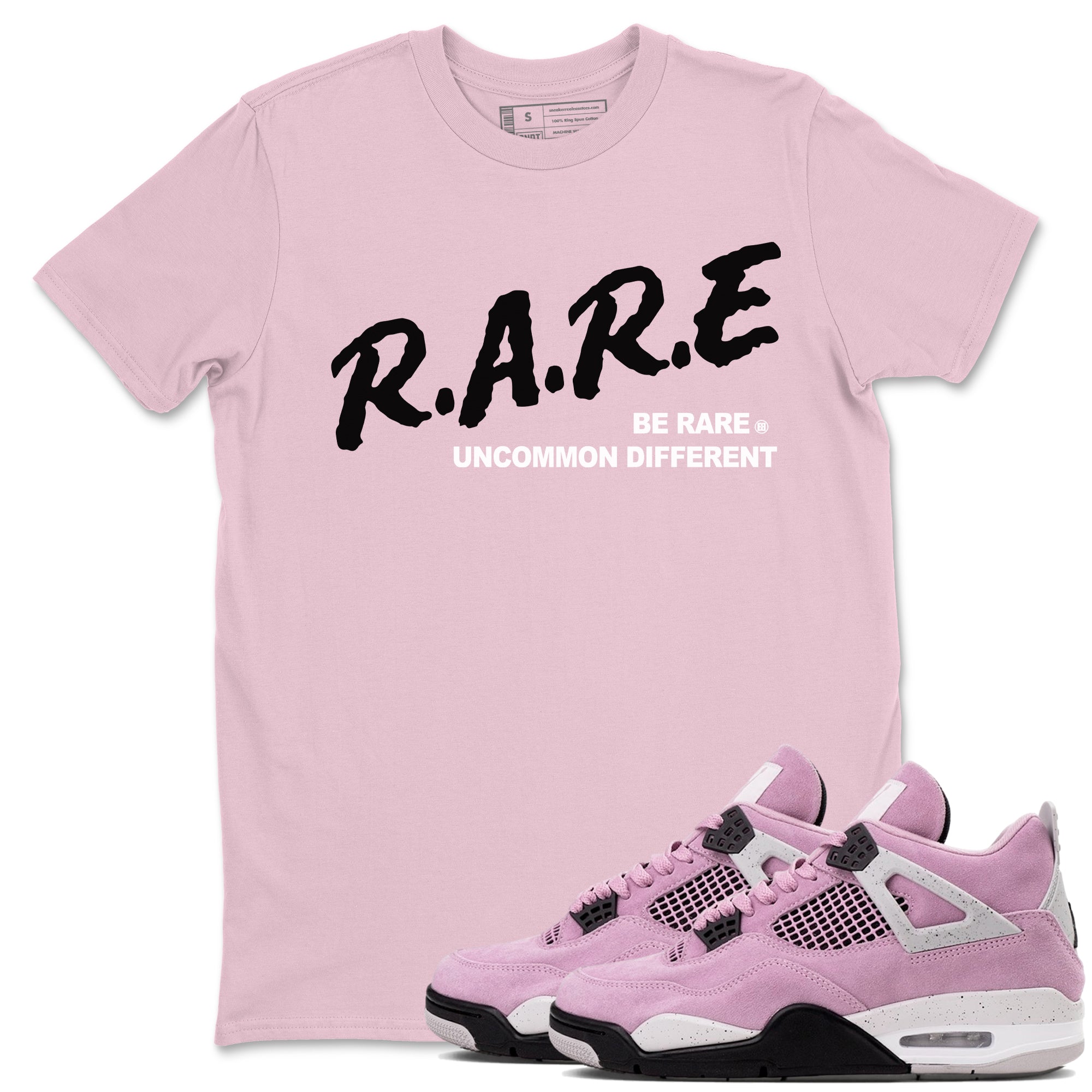 Be Rare Uncommon Different Sneaker Tees - Air Jordan 4 Orchid