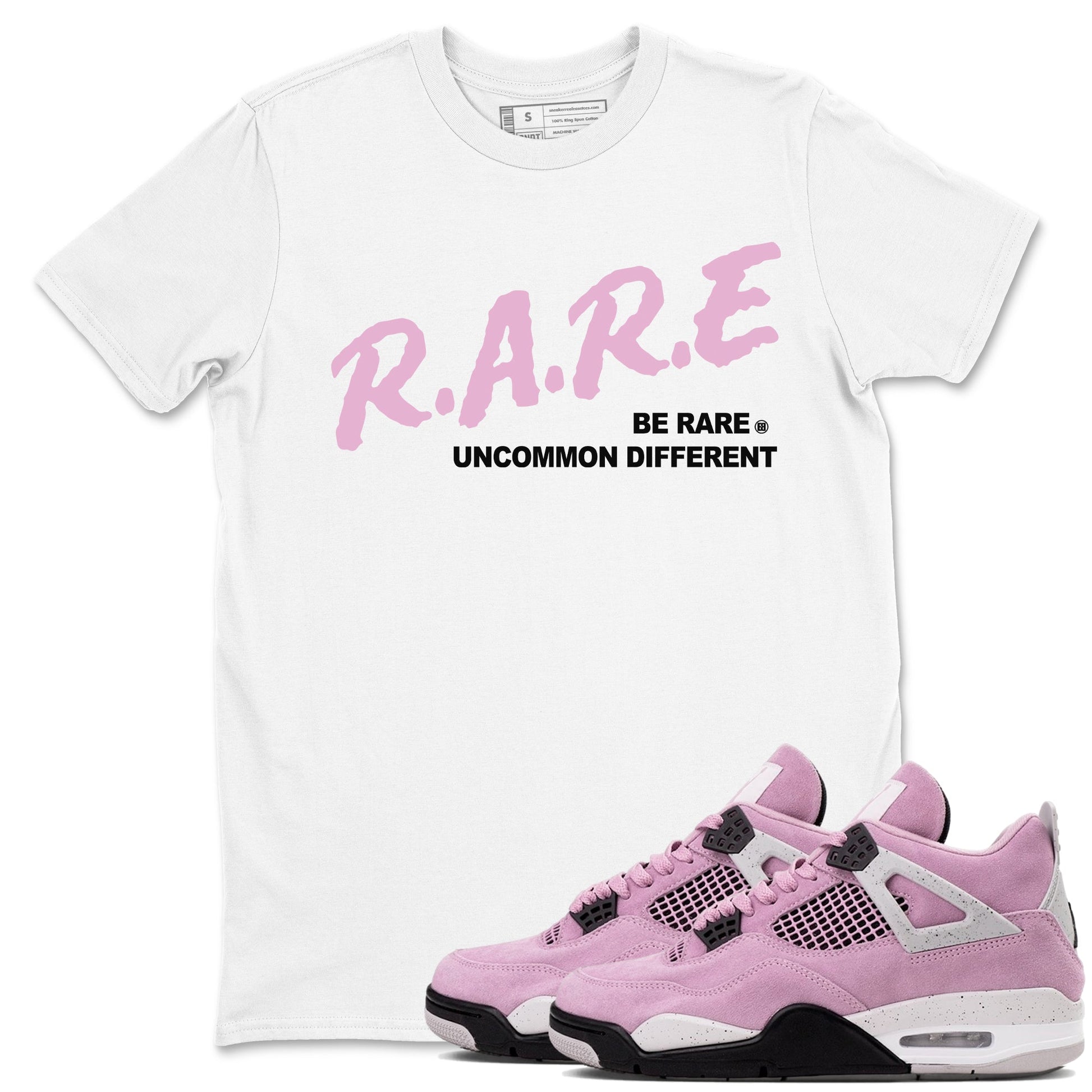 Be Rare Uncommon Different Sneaker Tees - Air Jordan 4 Orchid
