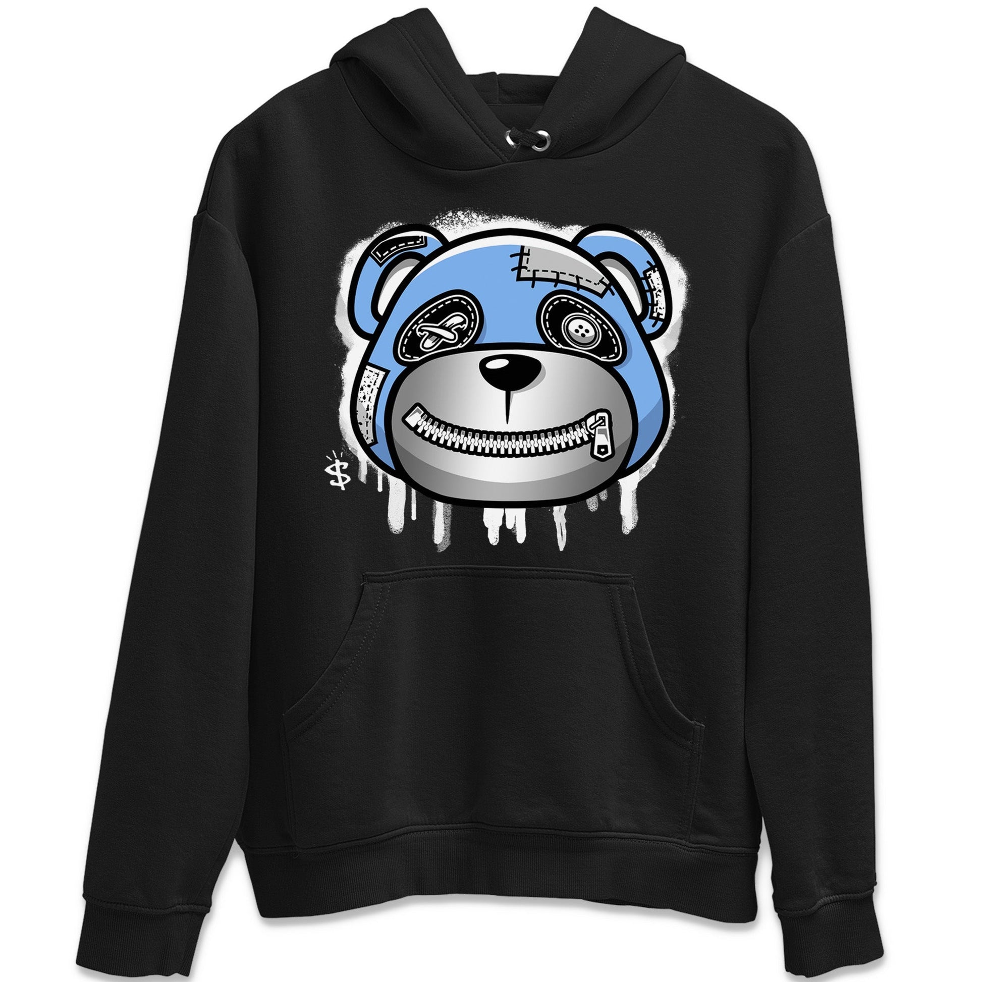 Bear Face Unisex Tops - Air Jordan 5 UNC