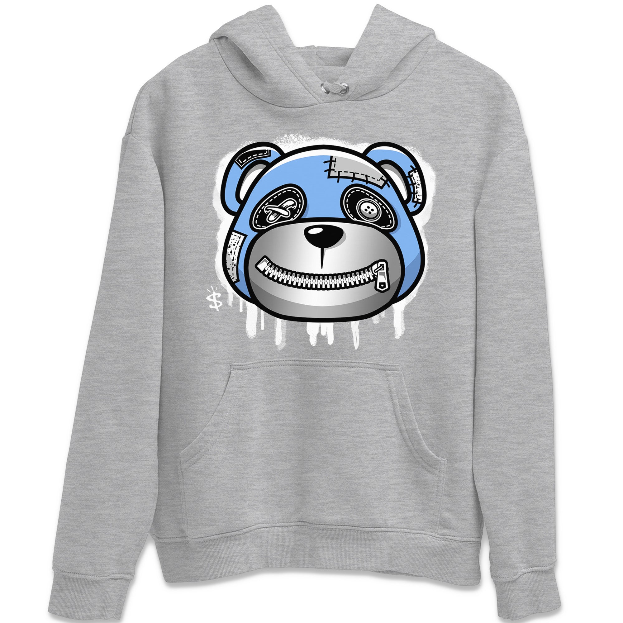 Bear Face Unisex Tops - Air Jordan 5 UNC