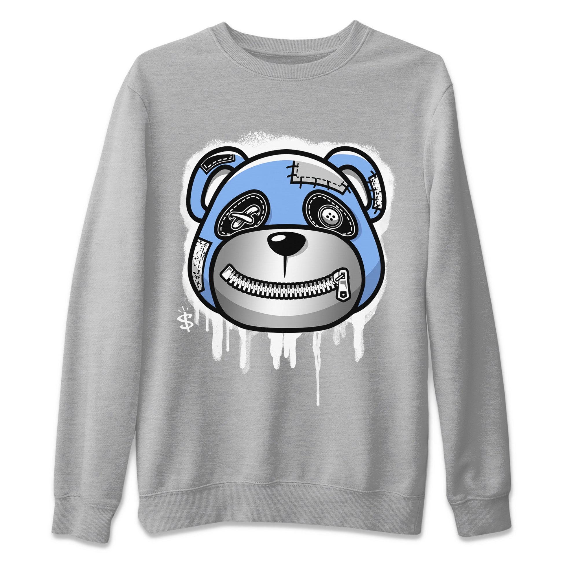 Bear Face Unisex Tops - Air Jordan 5 UNC