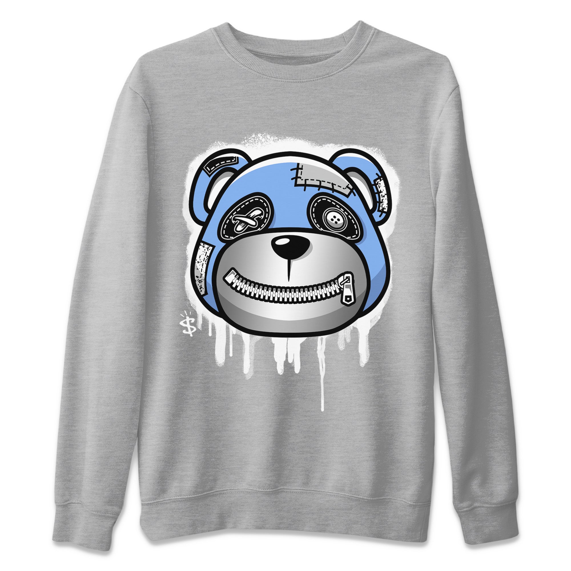 Bear Face Unisex Tops - Air Jordan 5 UNC