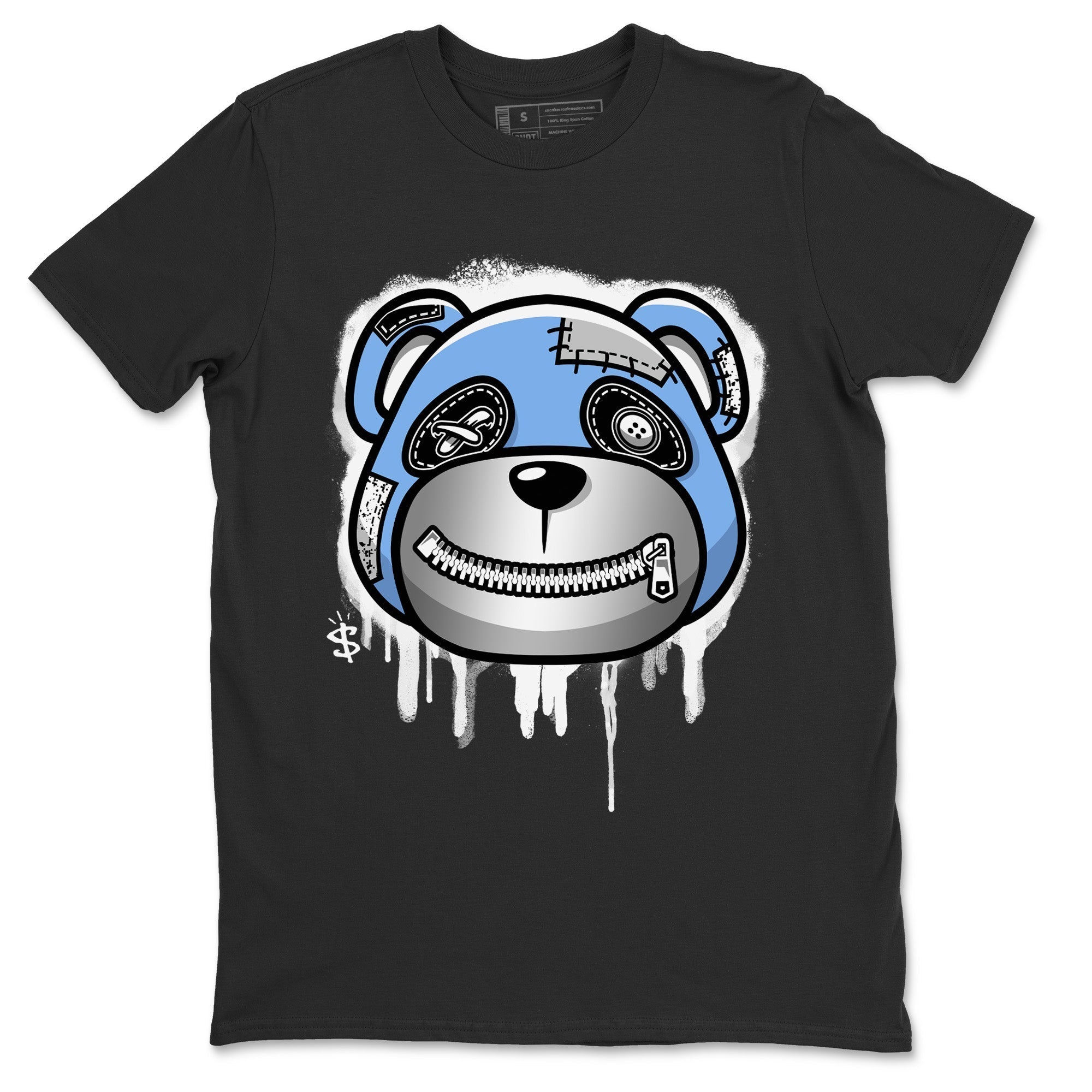 Bear Face Unisex Tops - Air Jordan 5 UNC