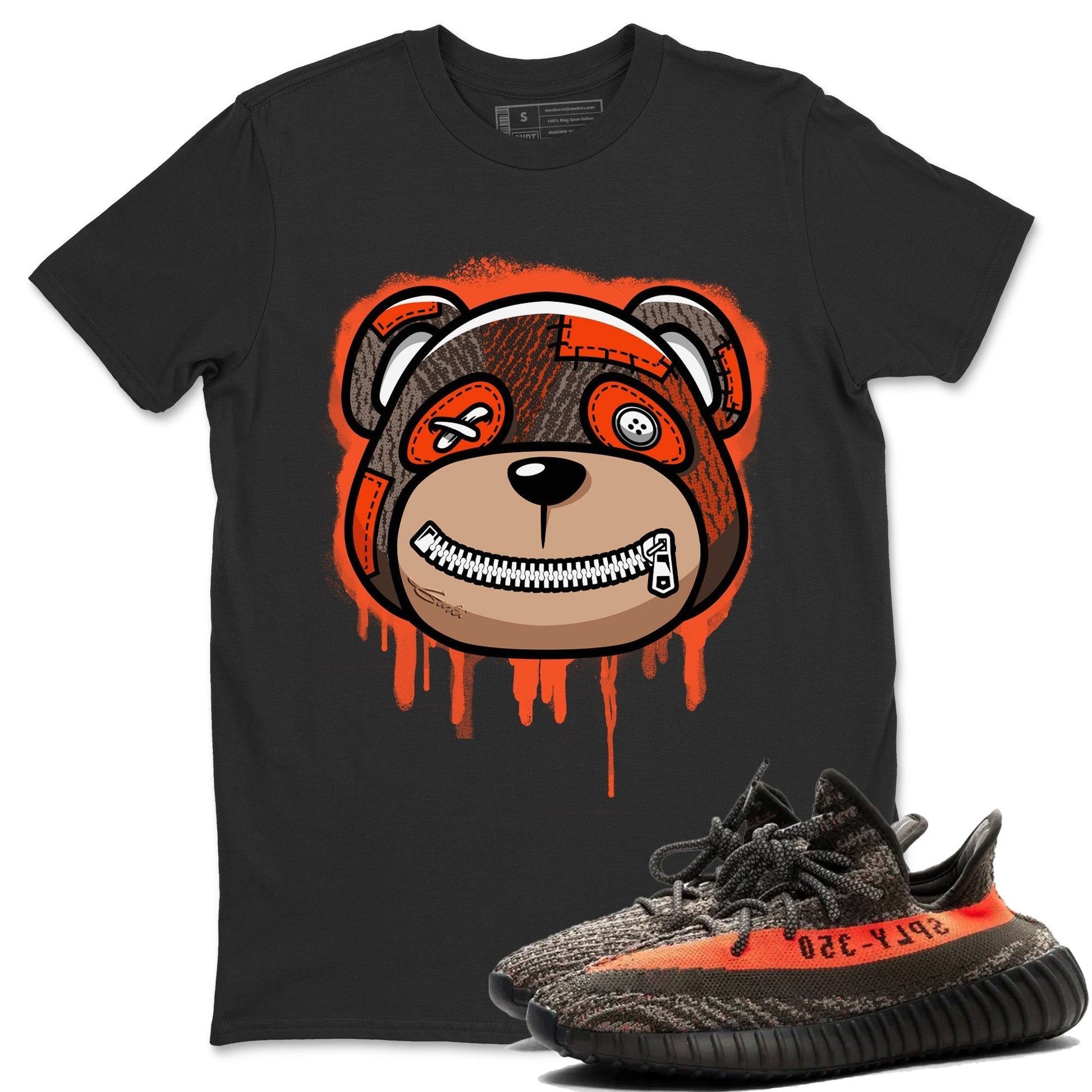 Bear Face Unisex Tops - Yeezy 350 Carbon Beluga
