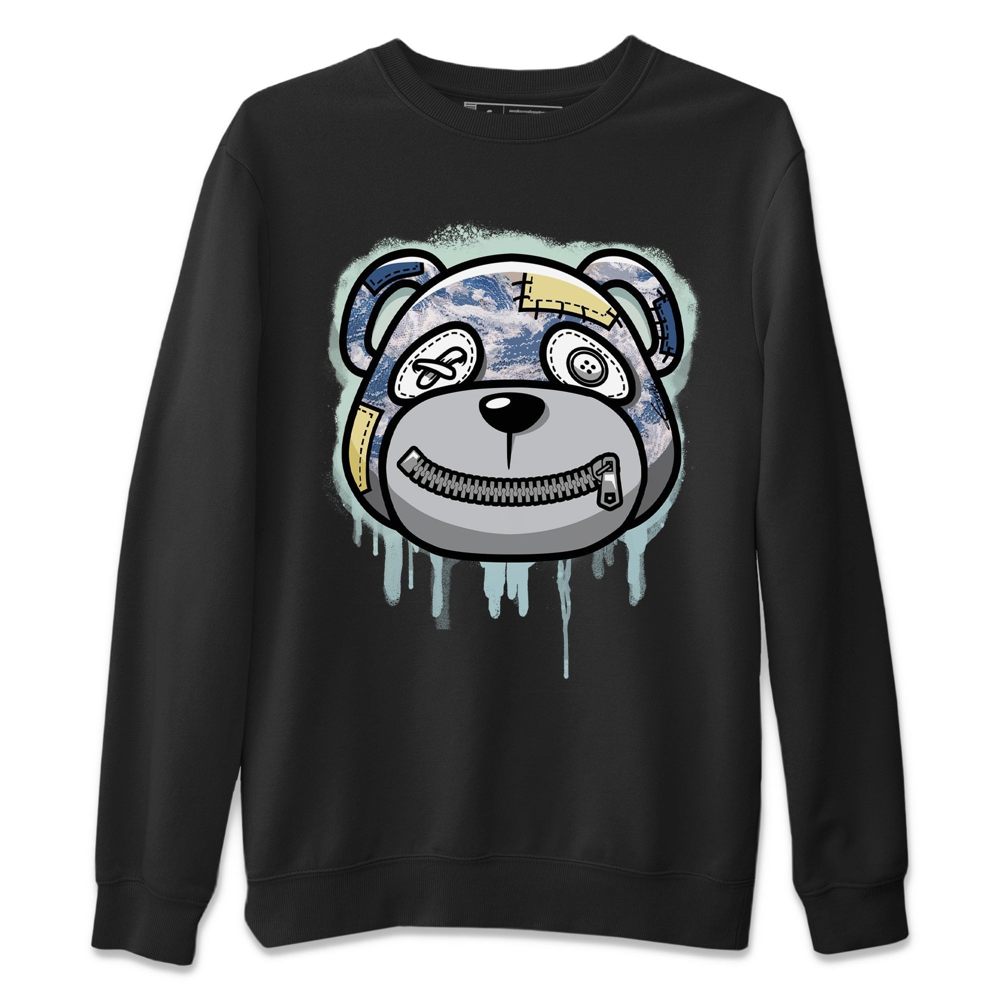 Bear Face Unisex Tops - Yeezy 350 MX Blue