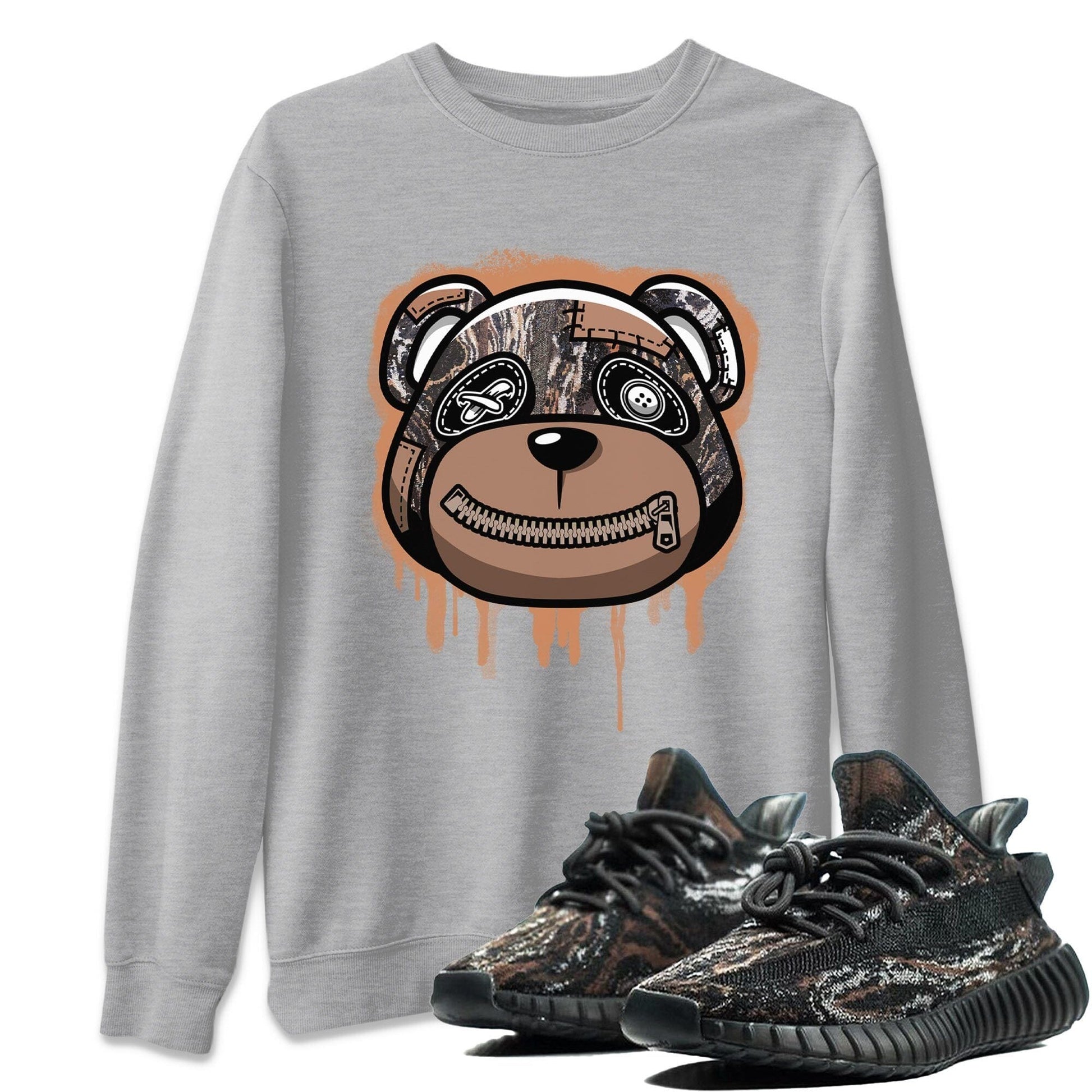 Bear Face Unisex Tops - Yeezy 350 MX Rock