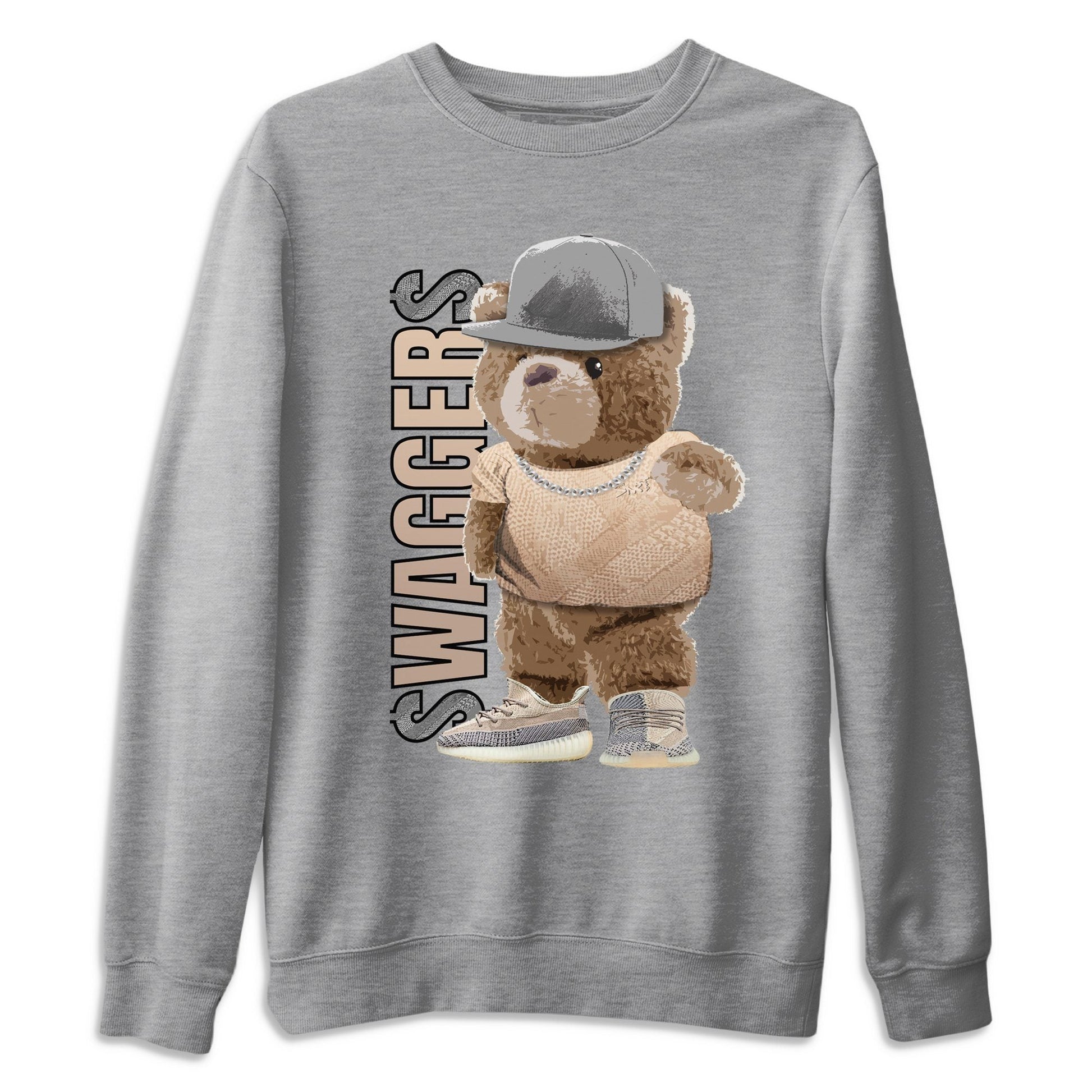 Bear Swaggers Unisex Tops - Yeezy 350 Ash Pearl