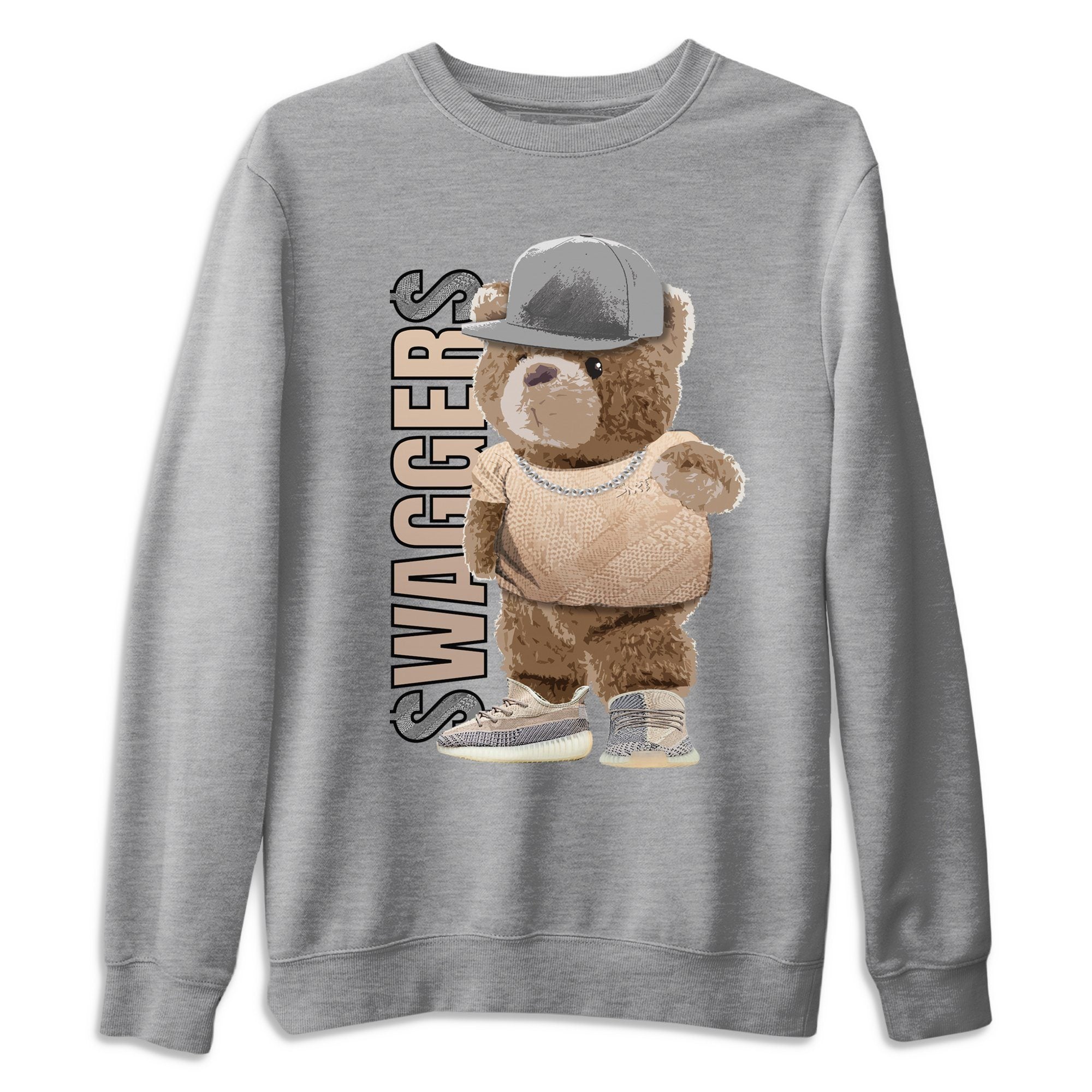 Bear Swaggers Unisex Tops - Yeezy 350 Ash Pearl