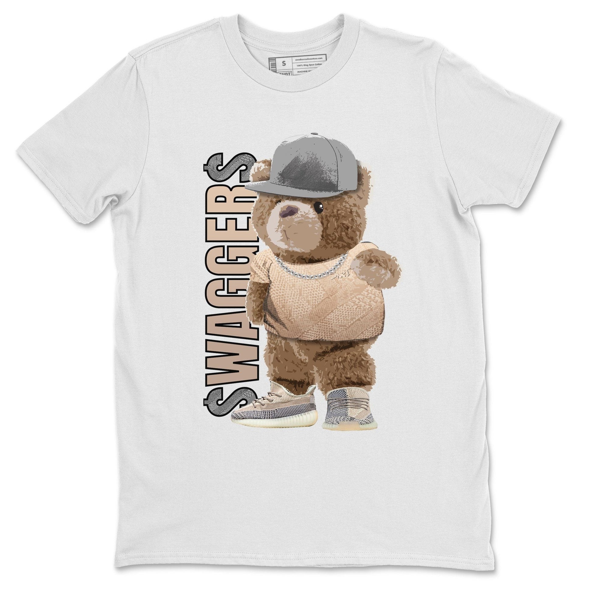 Bear Swaggers Unisex Tops - Yeezy 350 Ash Pearl