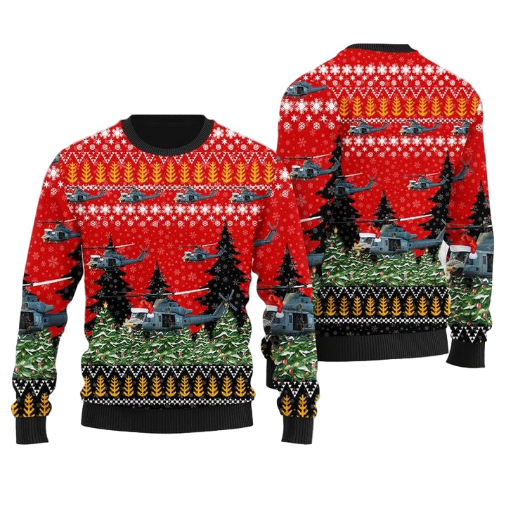 Bell UH-1Y Venom Christmas Sweater 3D ? Usalast