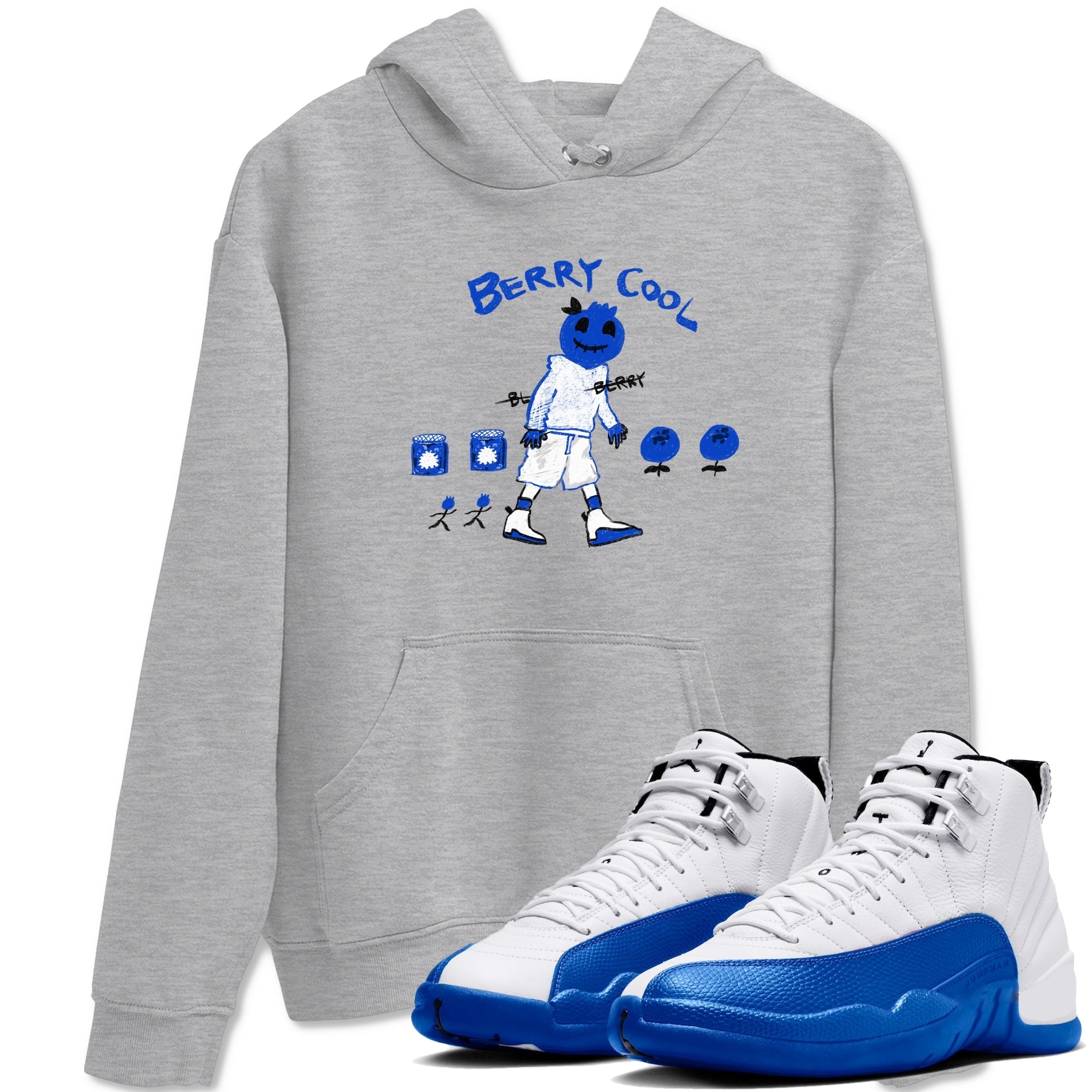 Berry Cool Sneaker Tees - Air Jordan 12 Blueberry