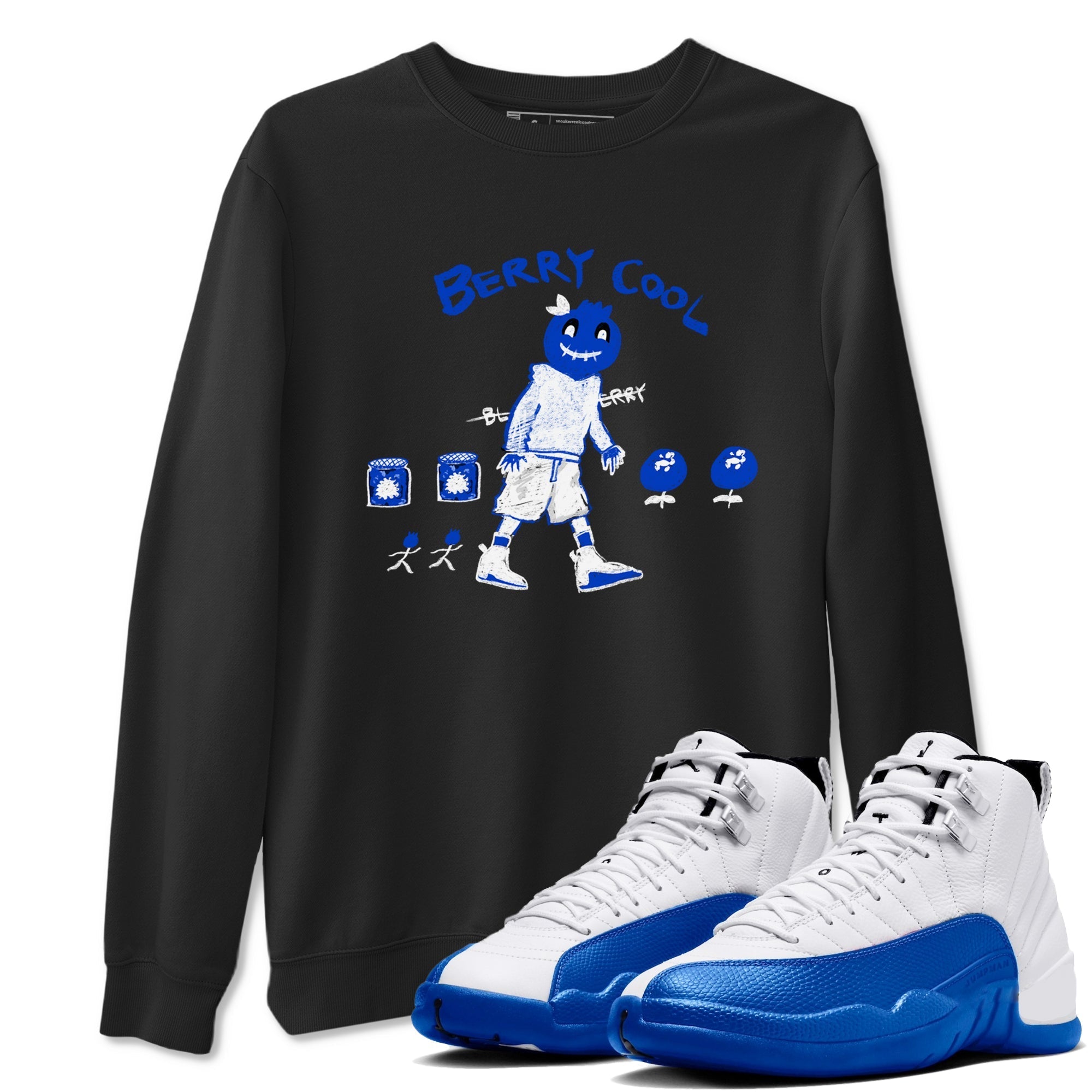 Berry Cool Sneaker Tees - Air Jordan 12 Blueberry