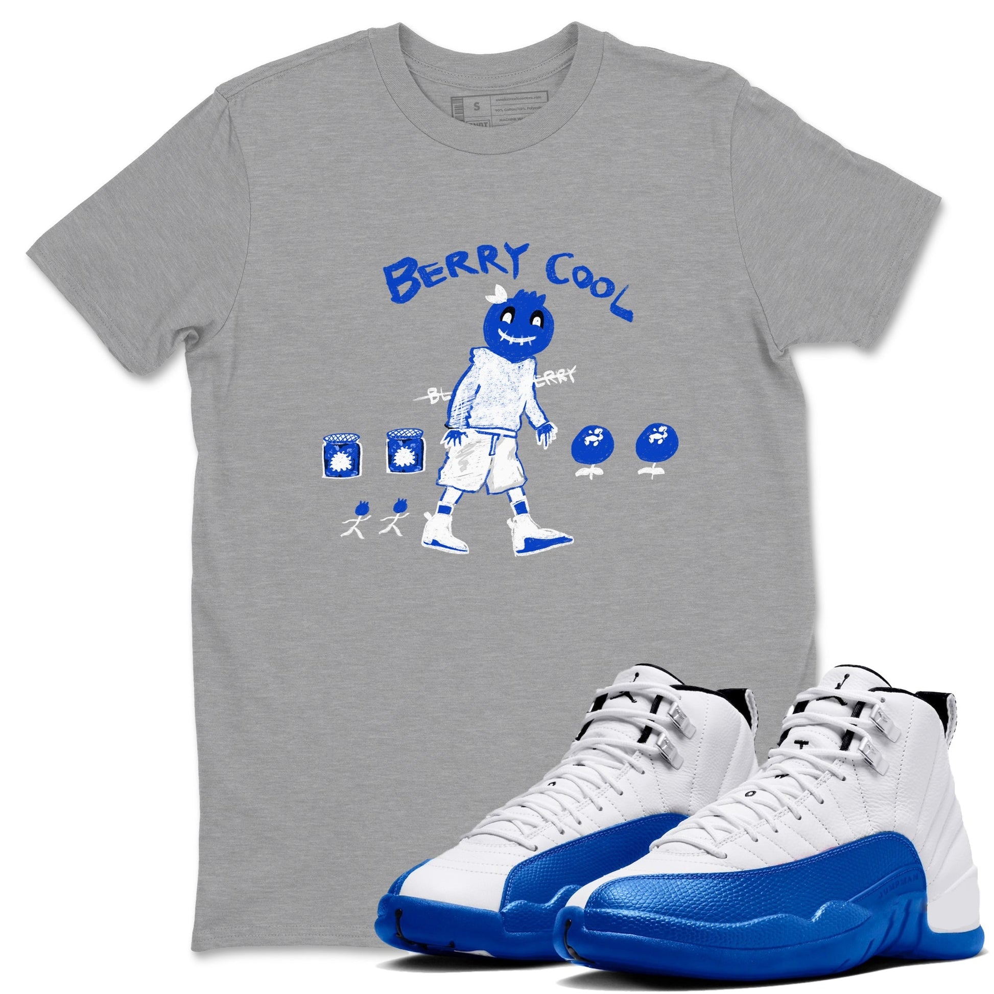Berry Cool Sneaker Tees - Air Jordan 12 Blueberry