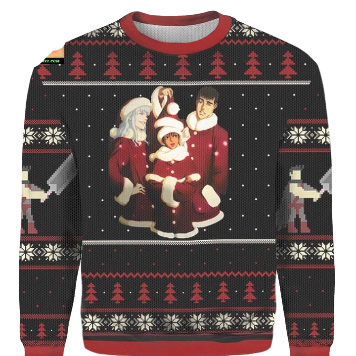 Berserk Guts Casca Griffith Merry Christmas Xmas Ugly 3D Sweater ? Usalast