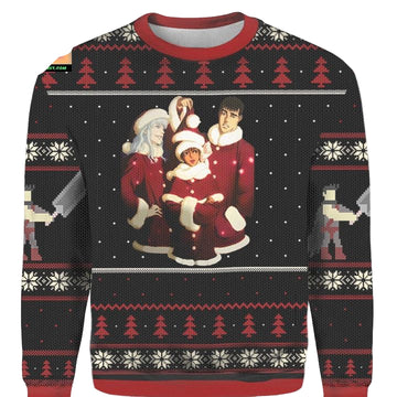 Berserk Guts Casca Griffith Merry Christmas Xmas Ugly 3D Sweater ? Usalast