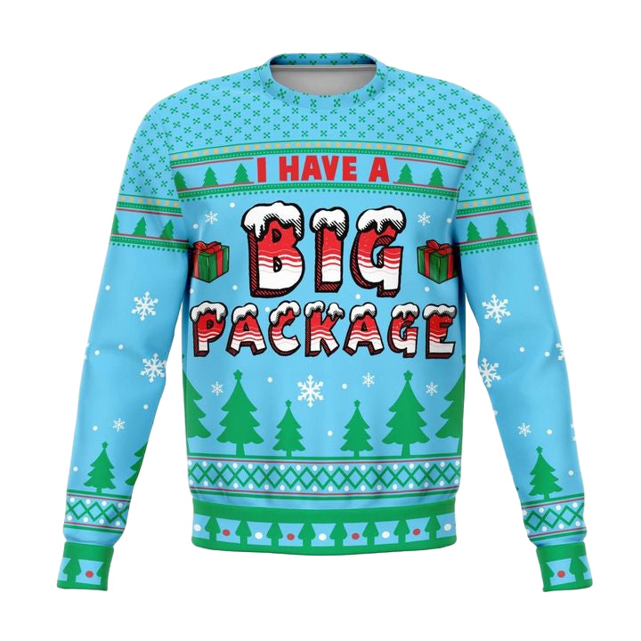 Big Package Naughty Meme Meme 2022 Design 3d Ugly Christmas Sweater ? Usalast