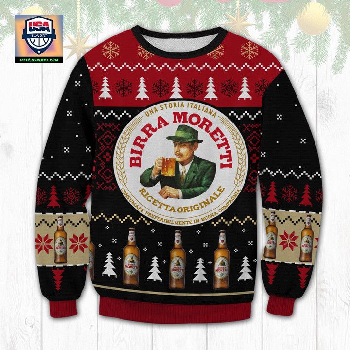 Birra Moretti Beer Ugly Christmas Sweater 2022 ? Usalast