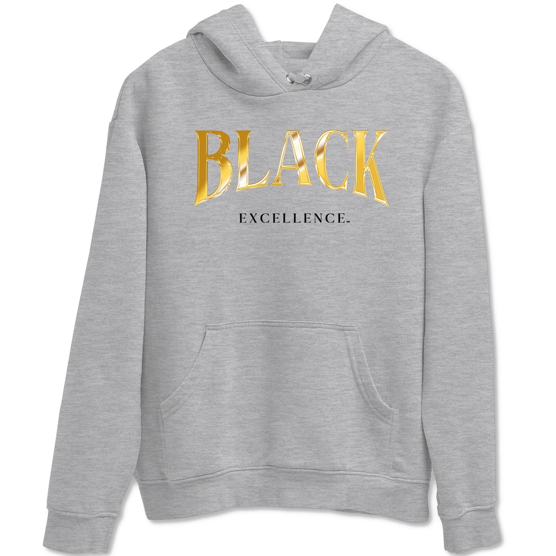 Black Excellence Sneaker Tees - Air Jordan 1 Black Metallic Gold