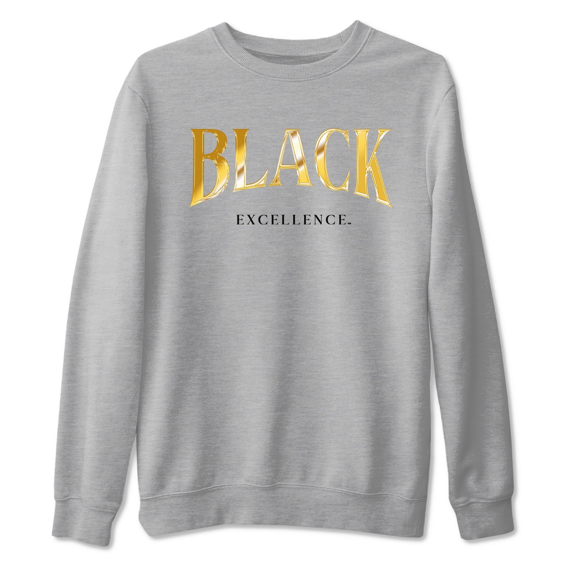 Black Excellence Sneaker Tees - Air Jordan 1 Black Metallic Gold