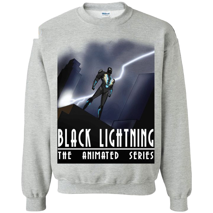Black Lightning Series Crewneck Sweater ? Usalast