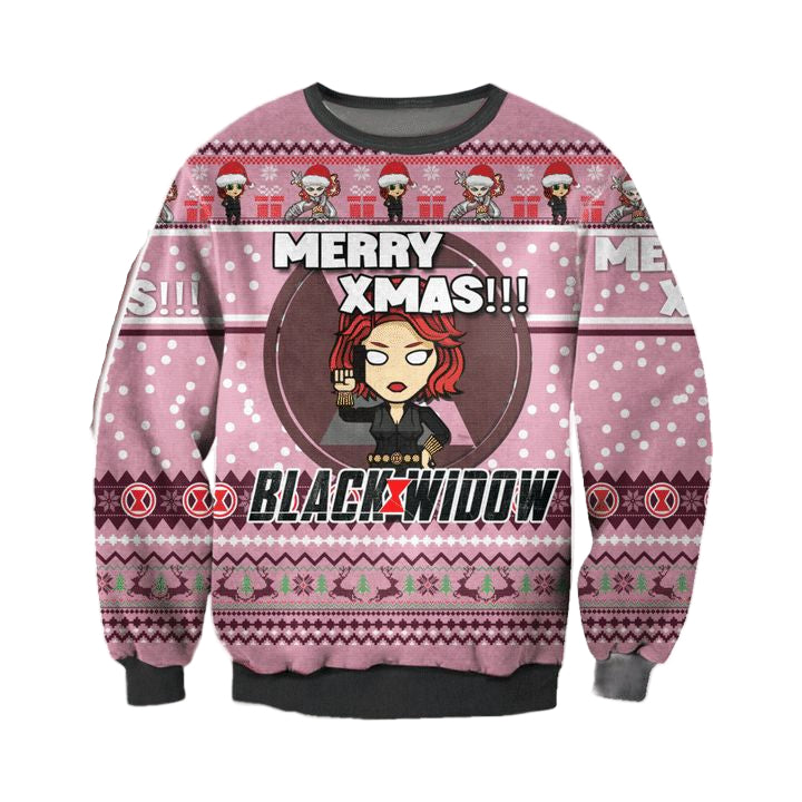 Black Widow Christmas Sweater ? Usalast
