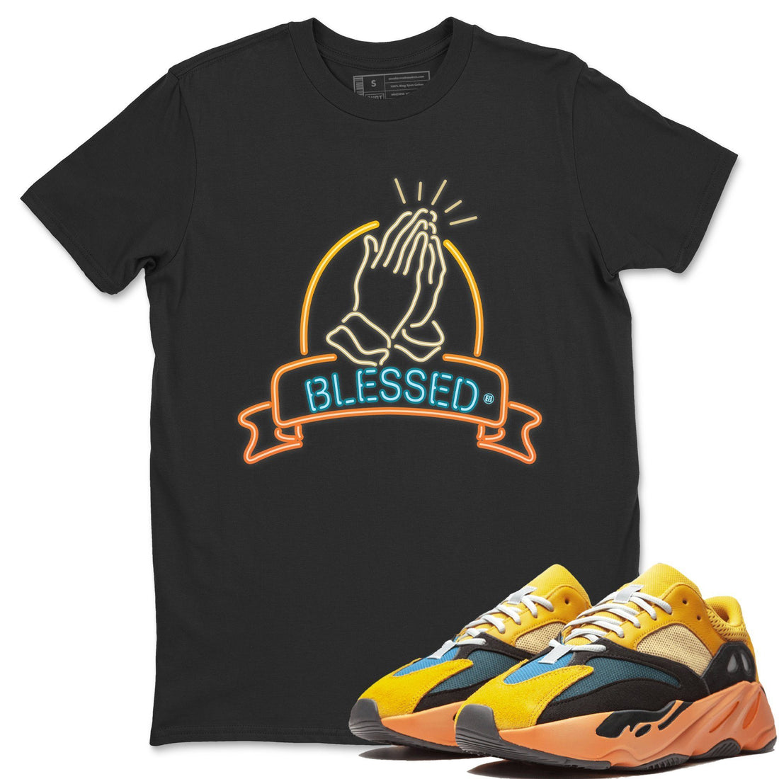 Blessed Unisex Tops - Yeezy 700 Sun