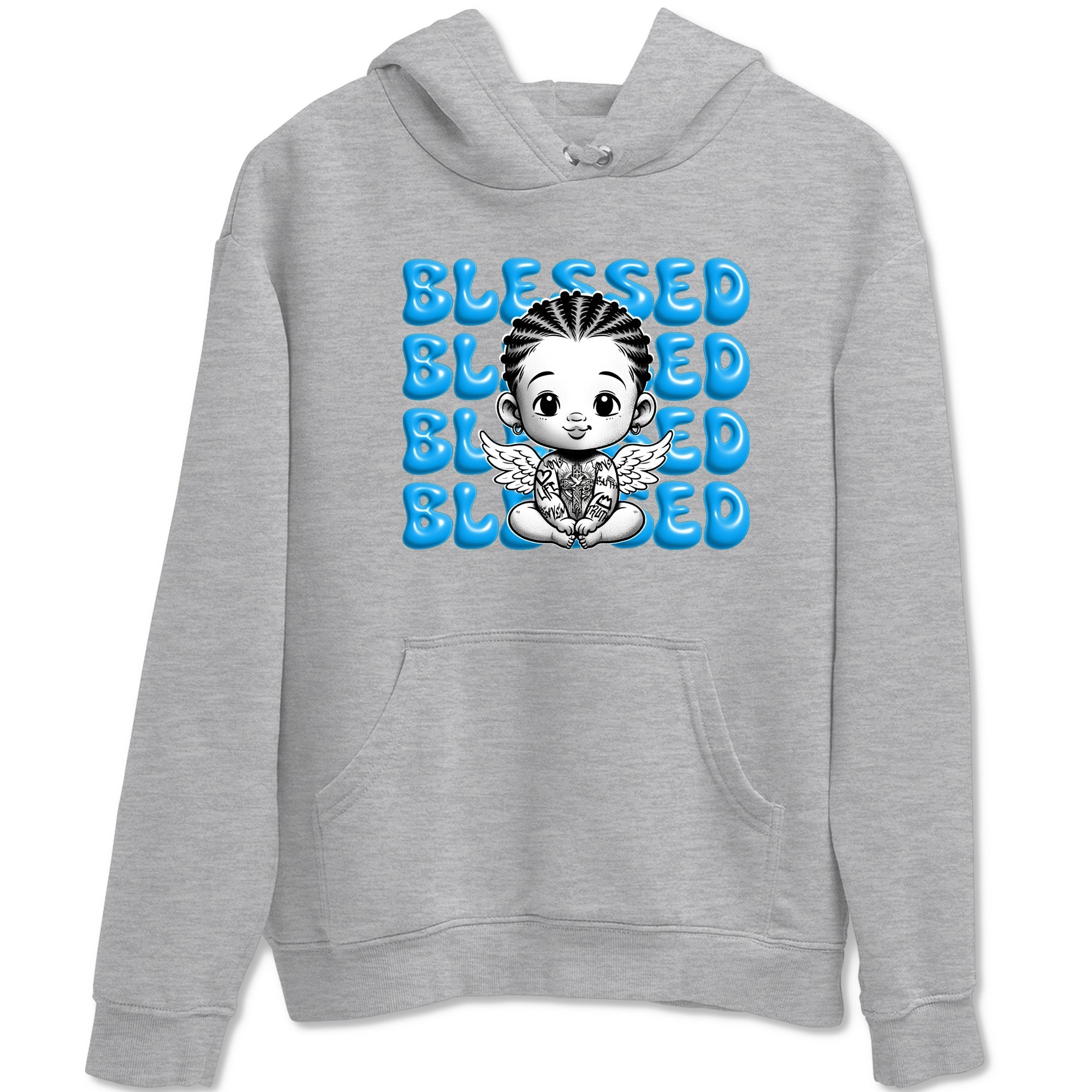 Blessed Baby Sneaker Tees - Air Jordan 1 UNC Reimagined