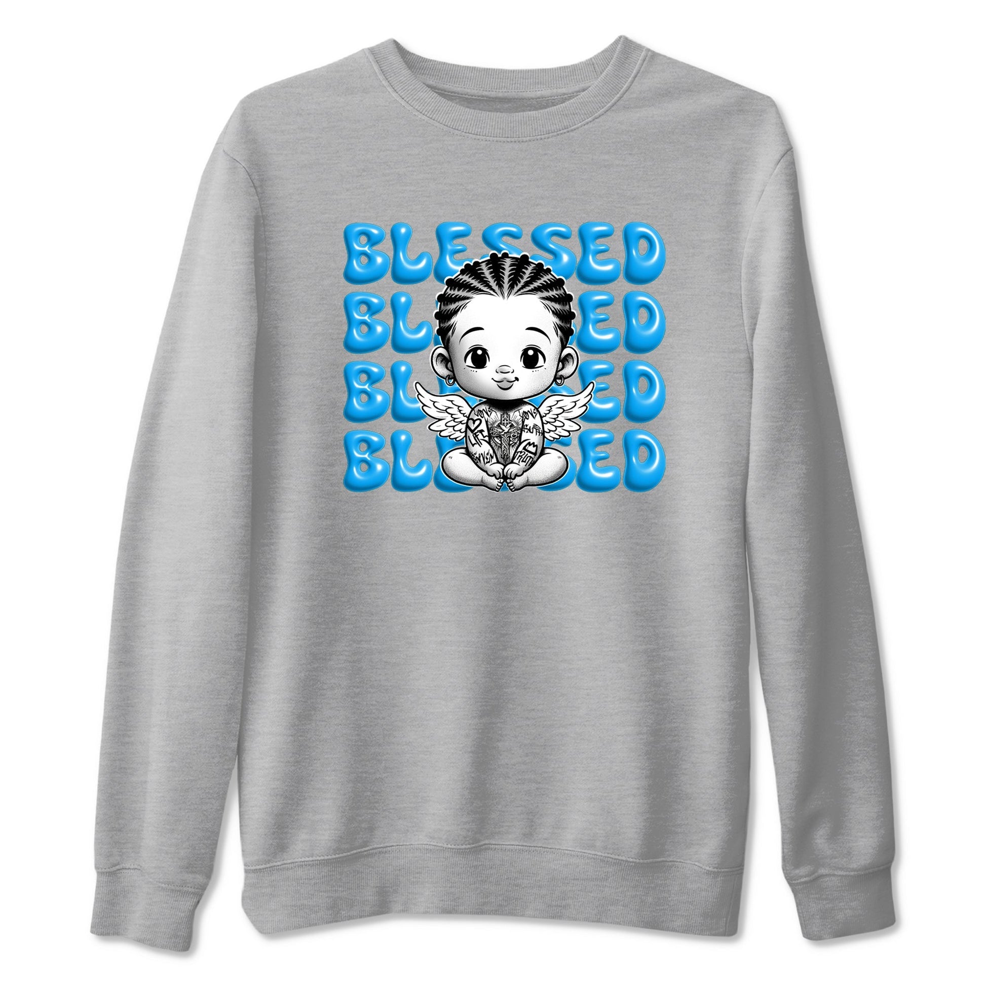 Blessed Baby Sneaker Tees - Air Jordan 1 UNC Reimagined