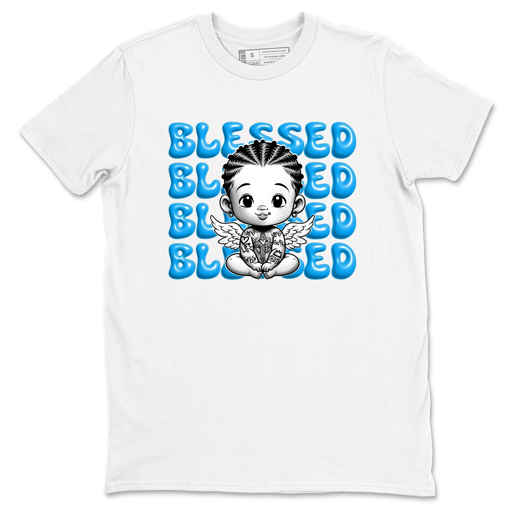 Blessed Baby Sneaker Tees - Air Jordan 1 UNC Reimagined