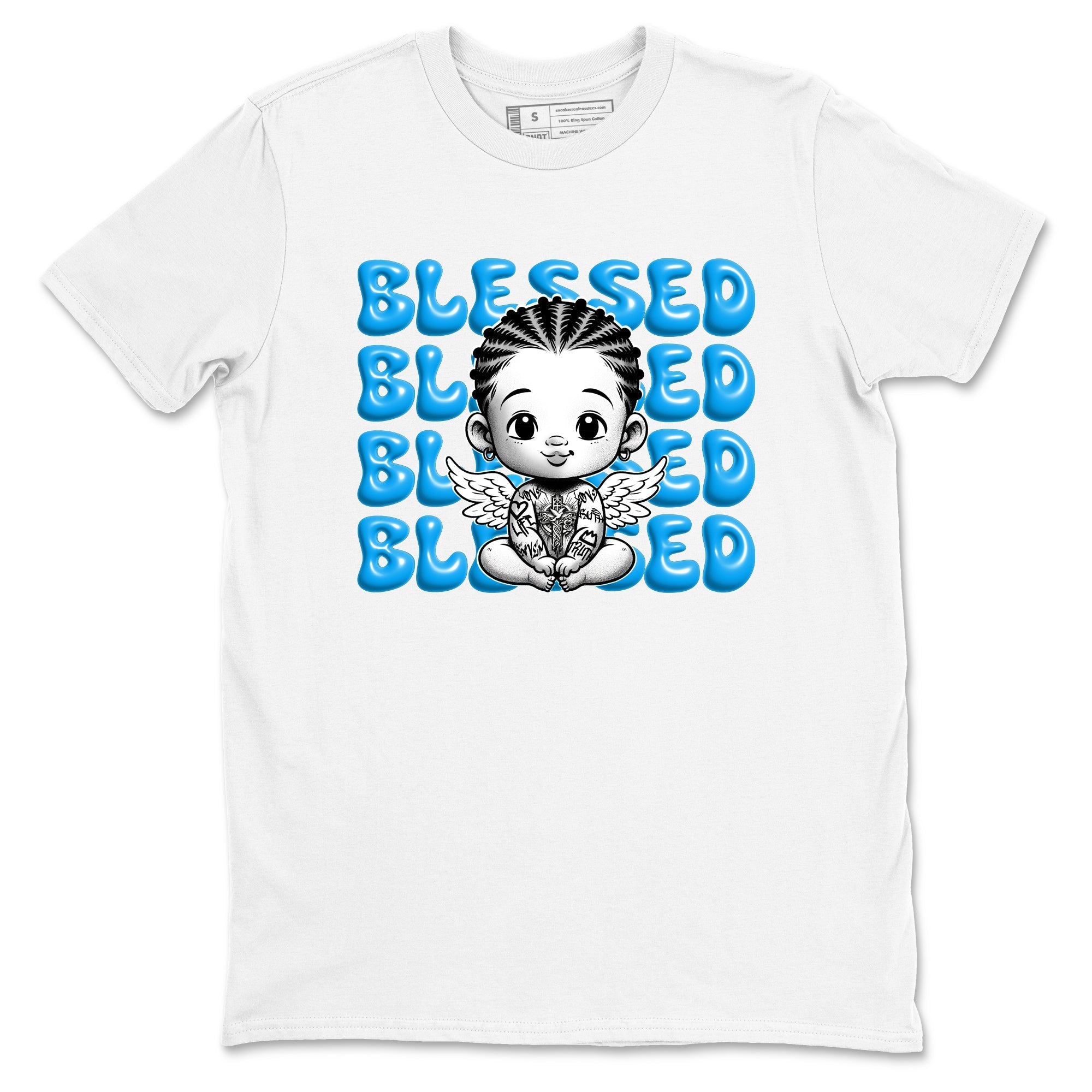 Blessed Baby Sneaker Tees - Air Jordan 1 UNC Reimagined