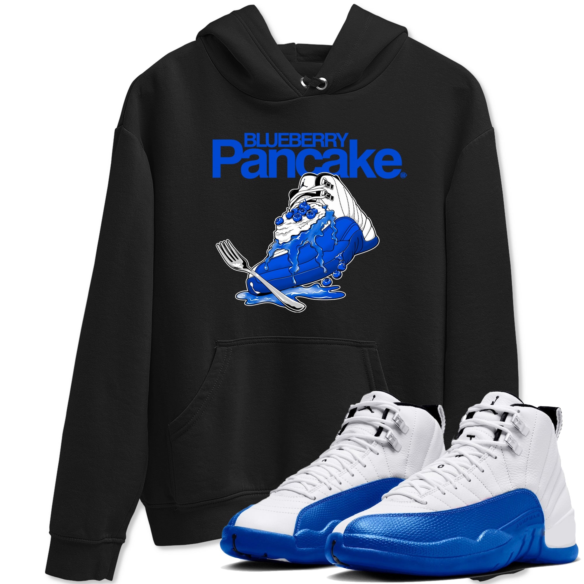 Blueberry Pancake Sneaker Tees - Air Jordan 12 Blueberry