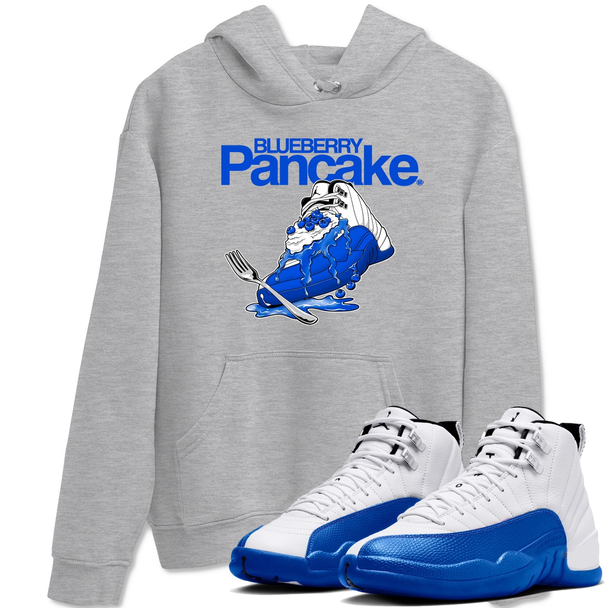 Blueberry Pancake Sneaker Tees - Air Jordan 12 Blueberry