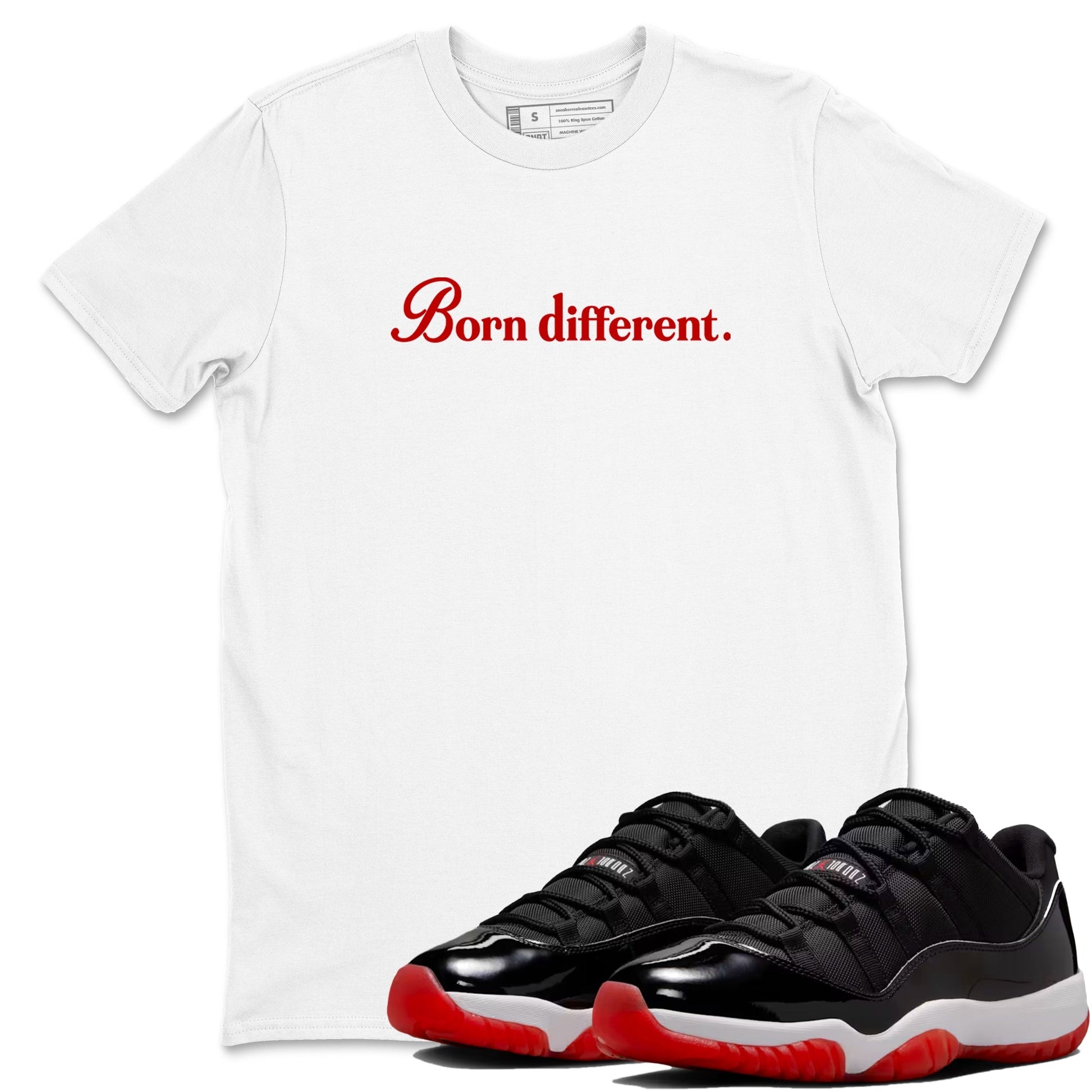 Born Different Sneaker Tees - Air Jordan 11 Bred