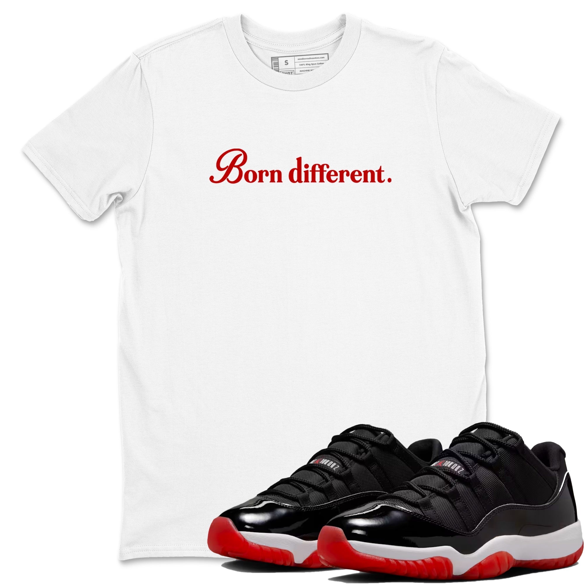 Born Different Sneaker Tees - Air Jordan 11 Bred