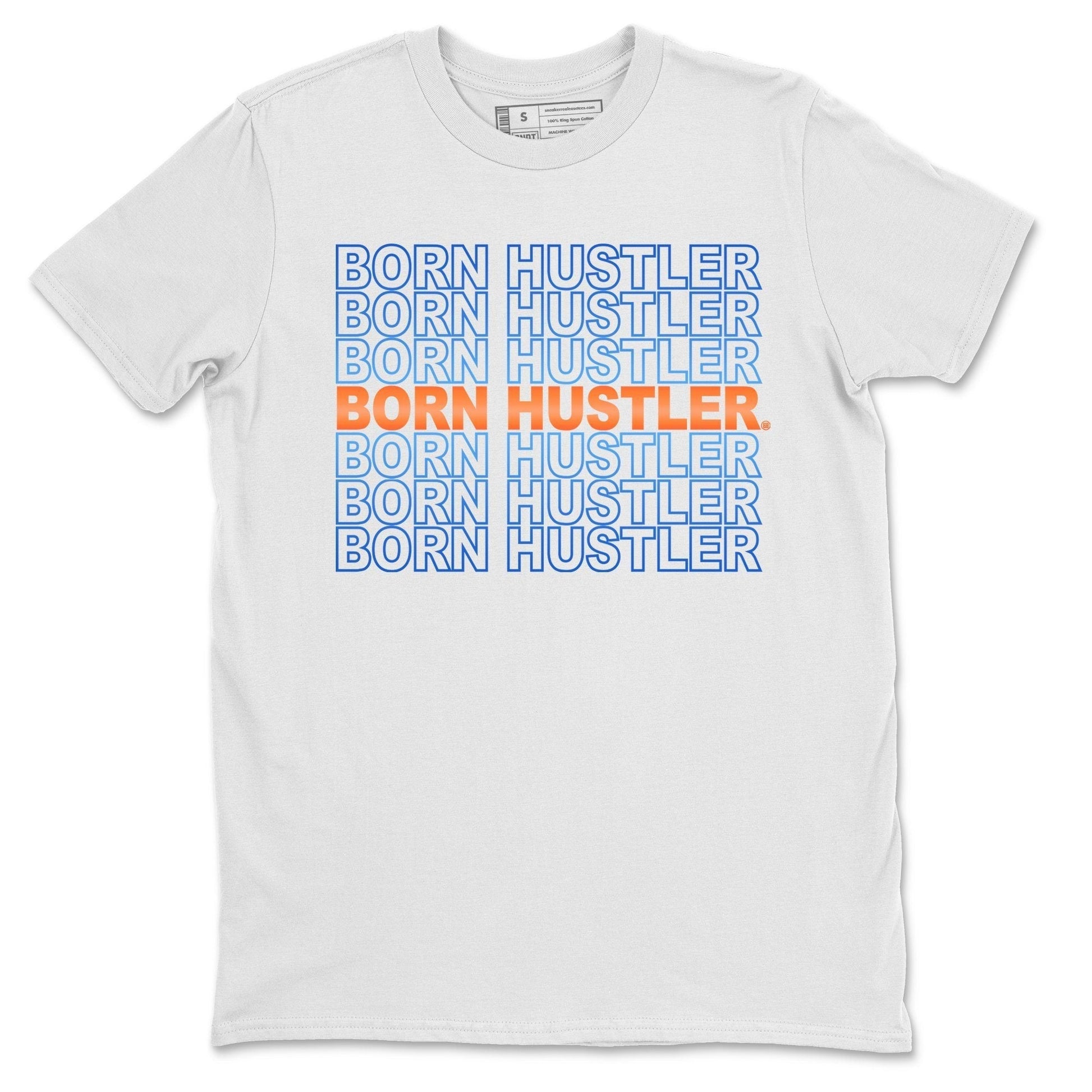 Born Hustler Unisex Tops - Yeezy 700 Bright Blue