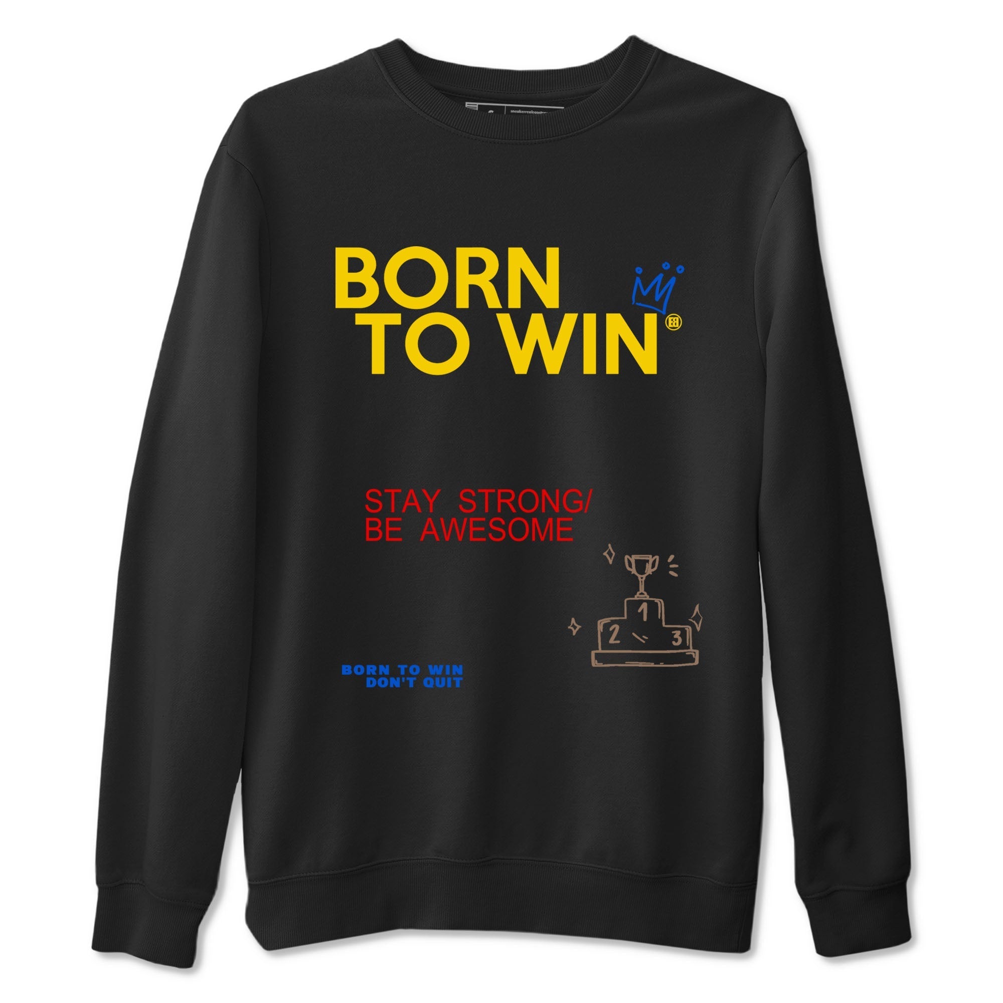 Born To Win Sneaker Tees - Air Jordan 1 Travis Scott Canary