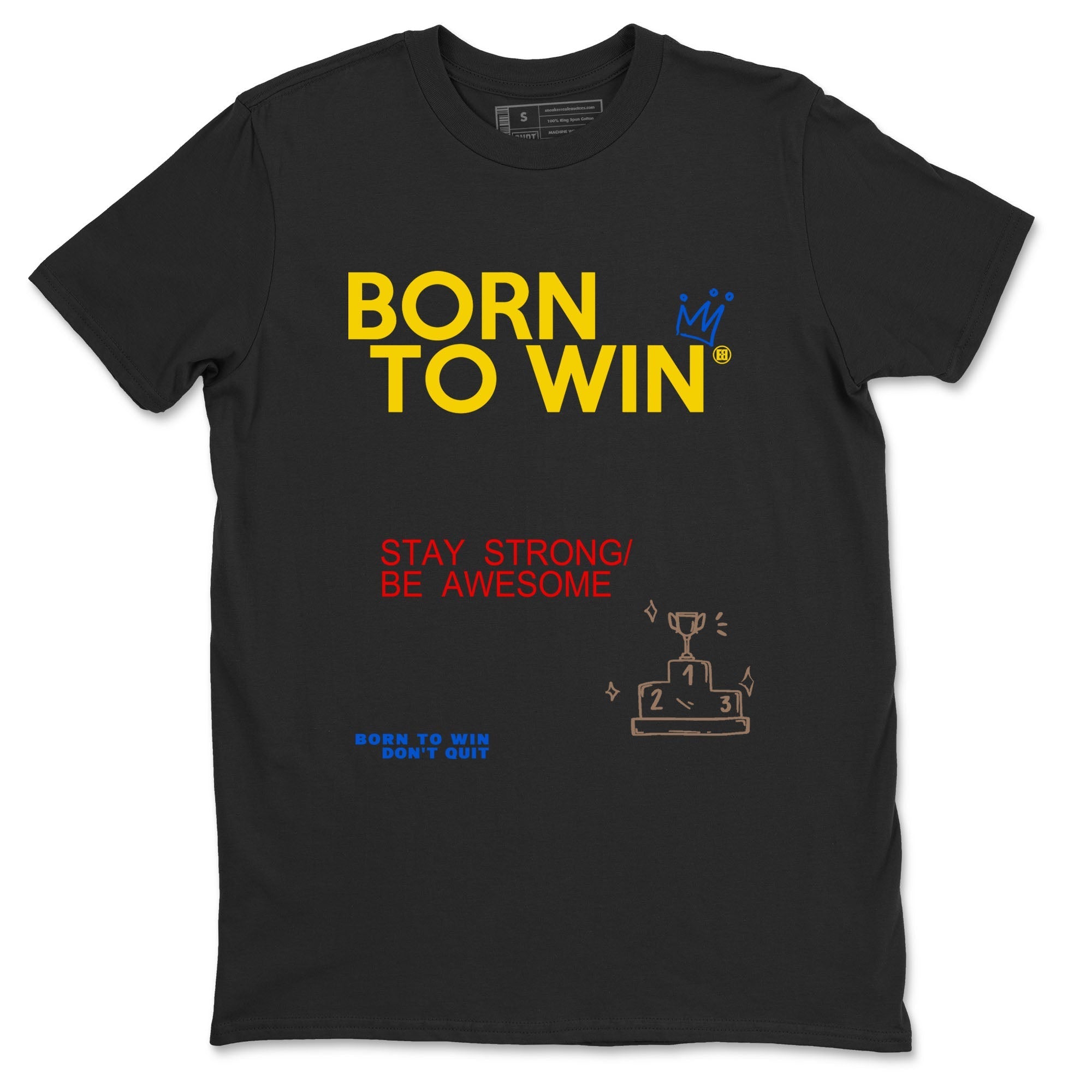 Born To Win Sneaker Tees - Air Jordan 1 Travis Scott Canary