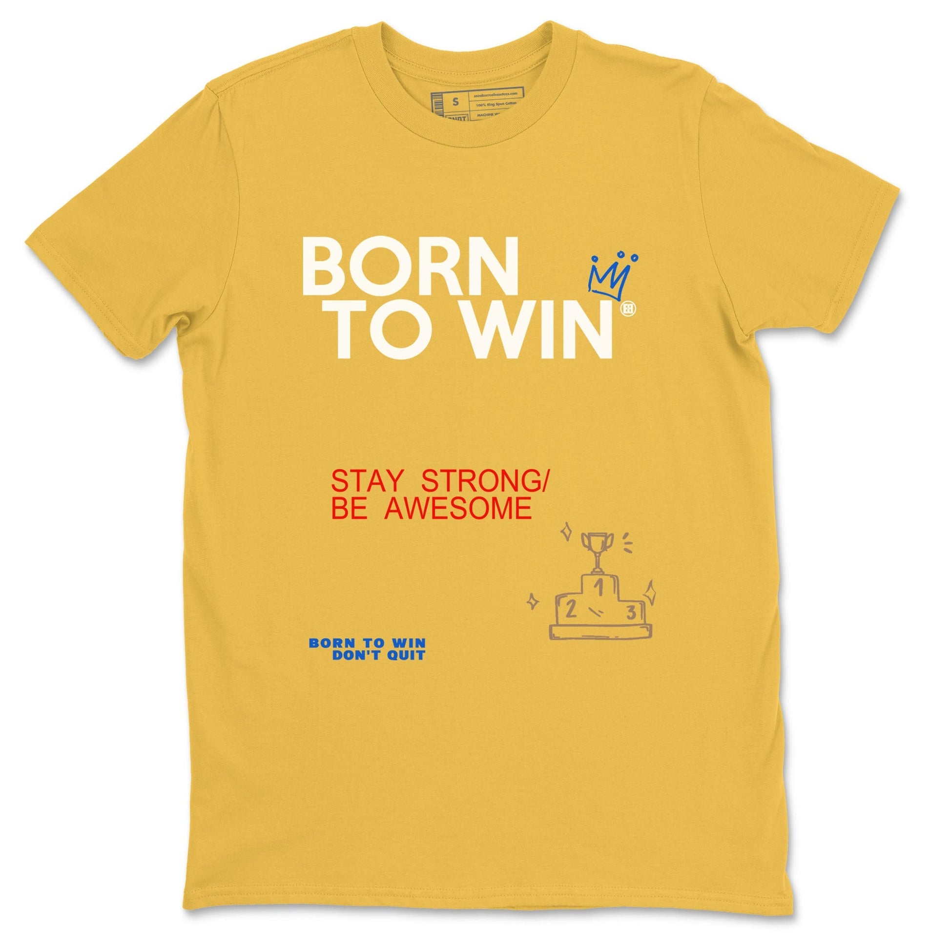 Born To Win Sneaker Tees - Air Jordan 1 Travis Scott Canary