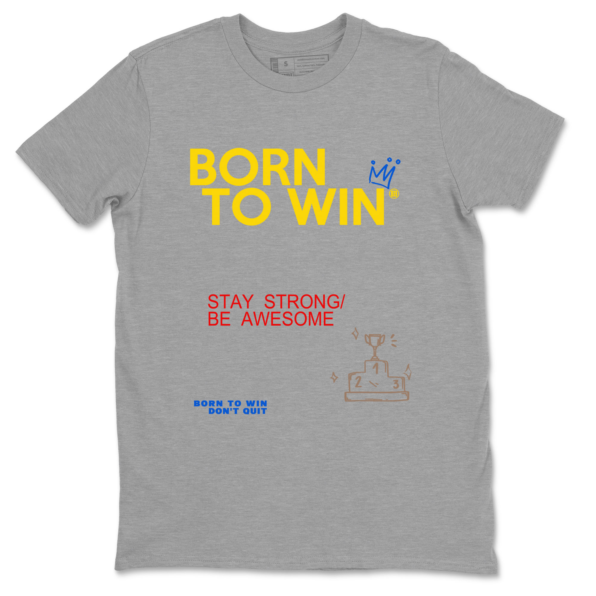 Born To Win Sneaker Tees - Air Jordan 1 Travis Scott Canary