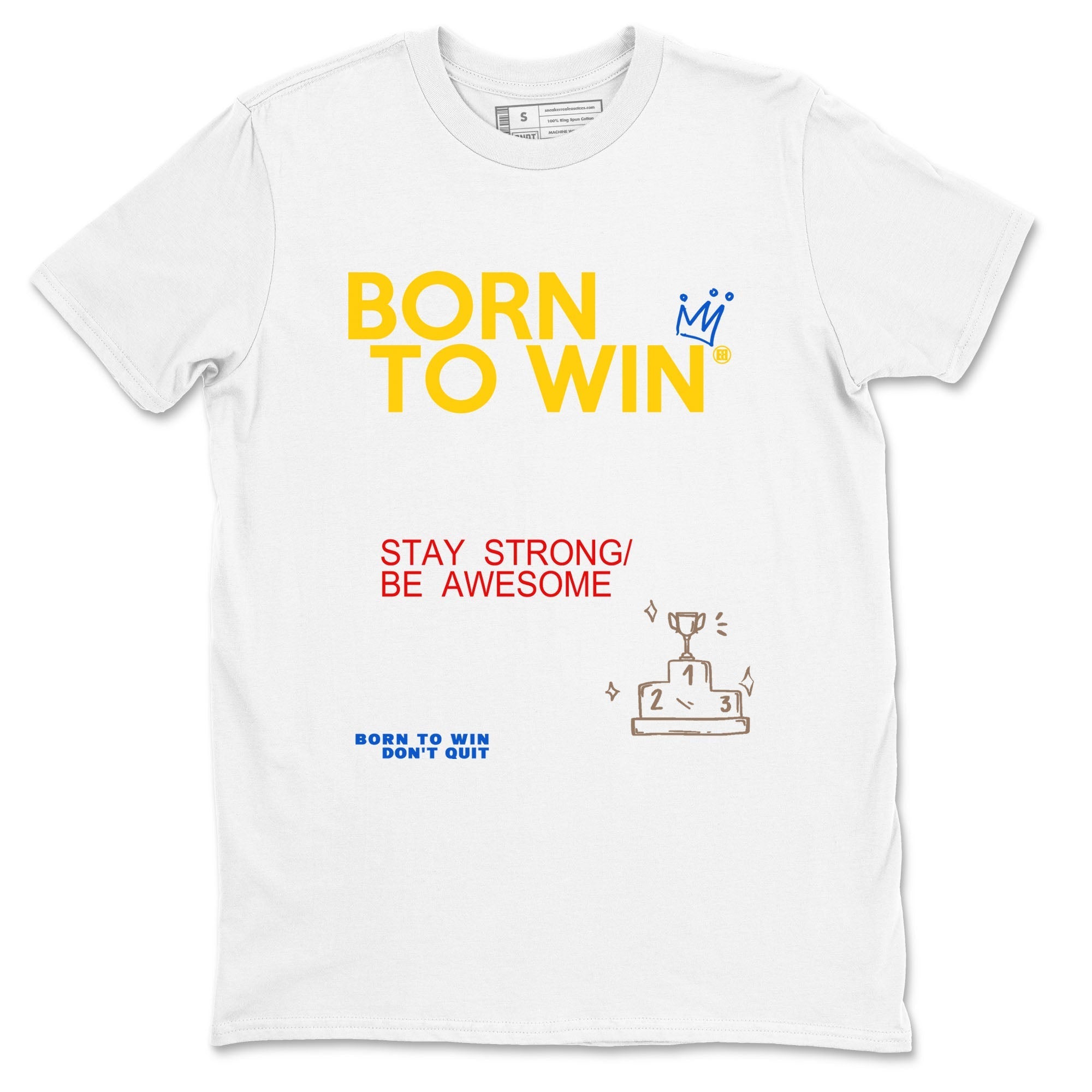 Born To Win Sneaker Tees - Air Jordan 1 Travis Scott Canary
